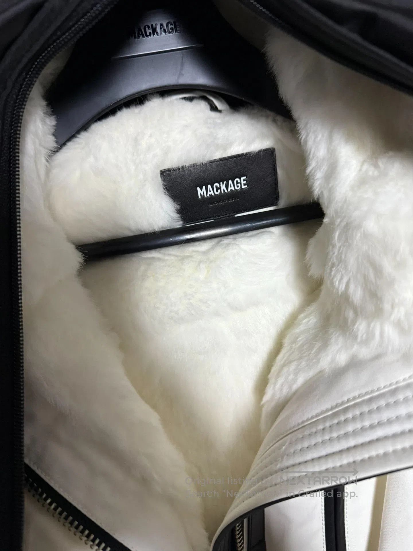 Mackage Mackage Women's White Fox Fur Down Jacket. Size S / US 4 / IT 40 - 8 Thumbnail