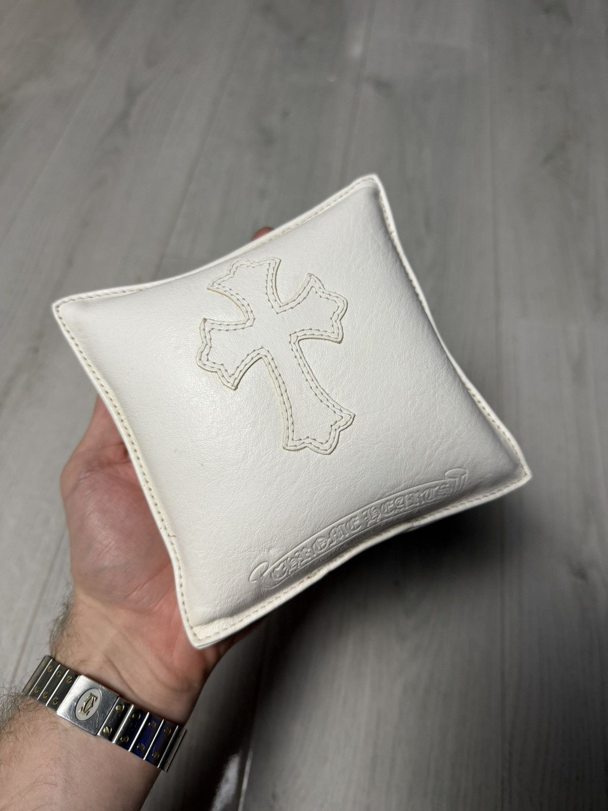 Chrome Hearts Chrome Hearts Leather Cross Patch Jewelry Pillow Paperweight Size ONE SIZE - 1 Thumbnail