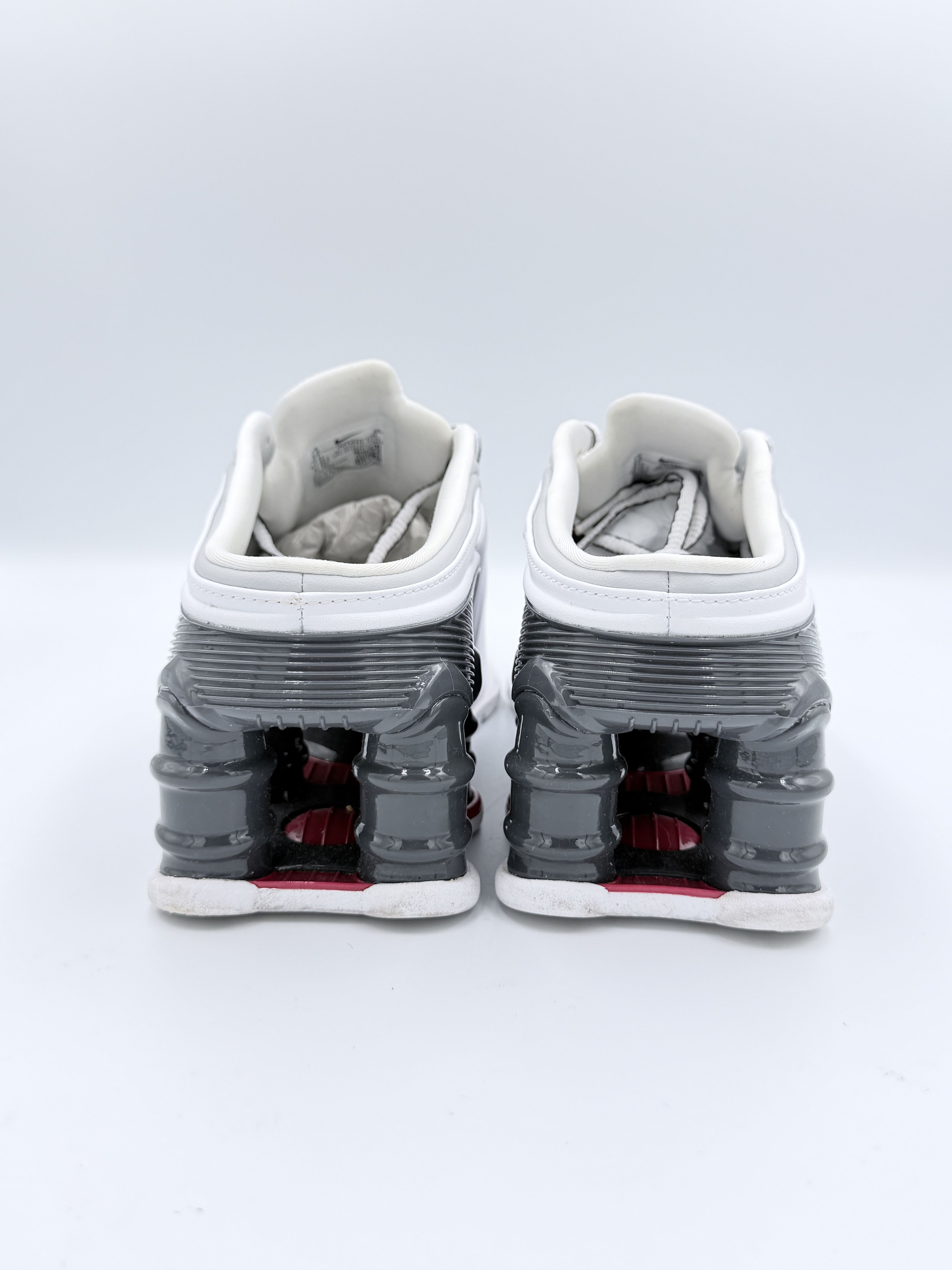 Martine Rose × Nike Martine Rose Nike Shox MR4 Mule Metallic Platinum Red Size US 8 / EU 41 - 3 Thumbnail