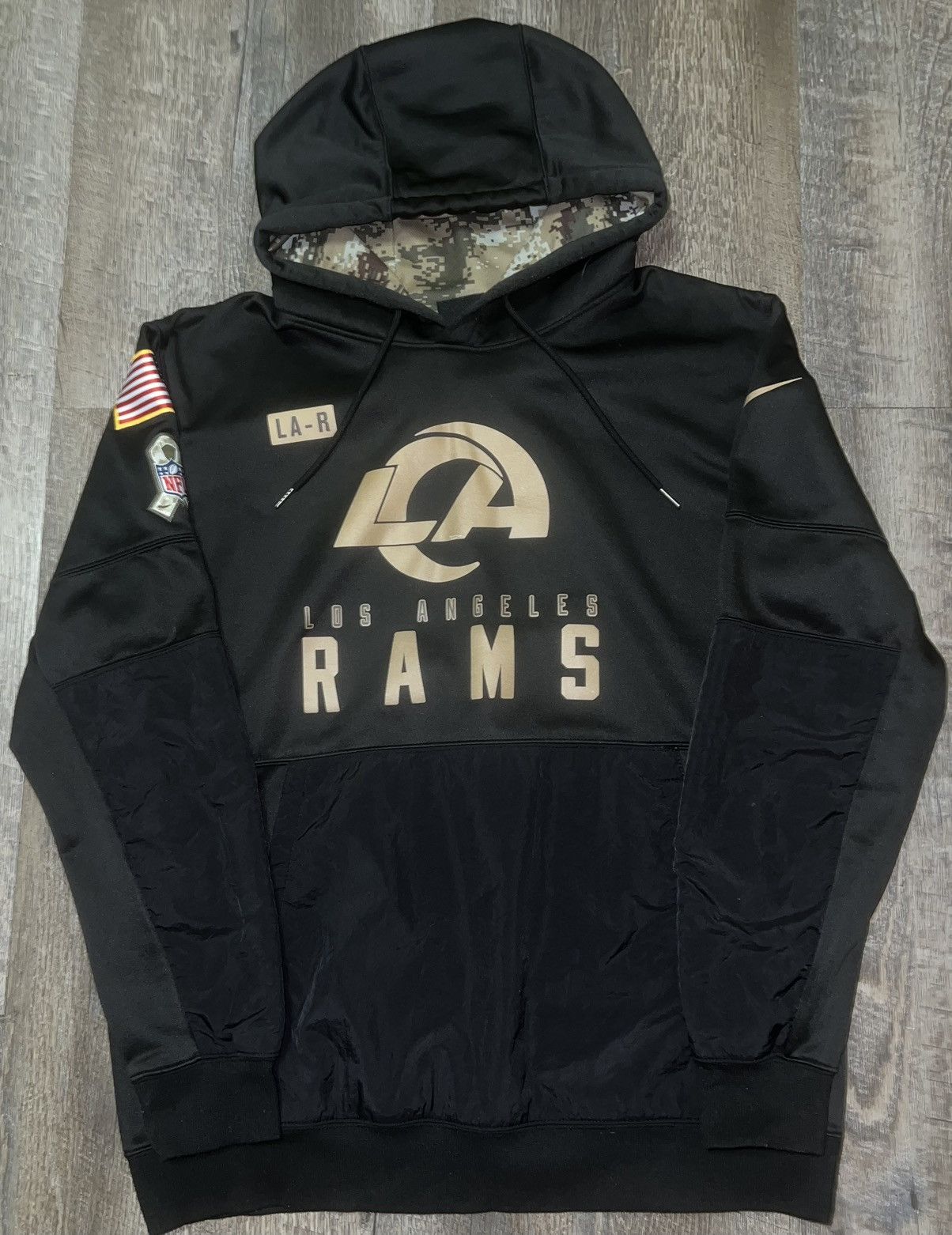 Nike Nike Los Angeles Rams Salute to Service NFL Sideline Hoodie Size US XL / EU 56 / 4 - 1 Thumbnail