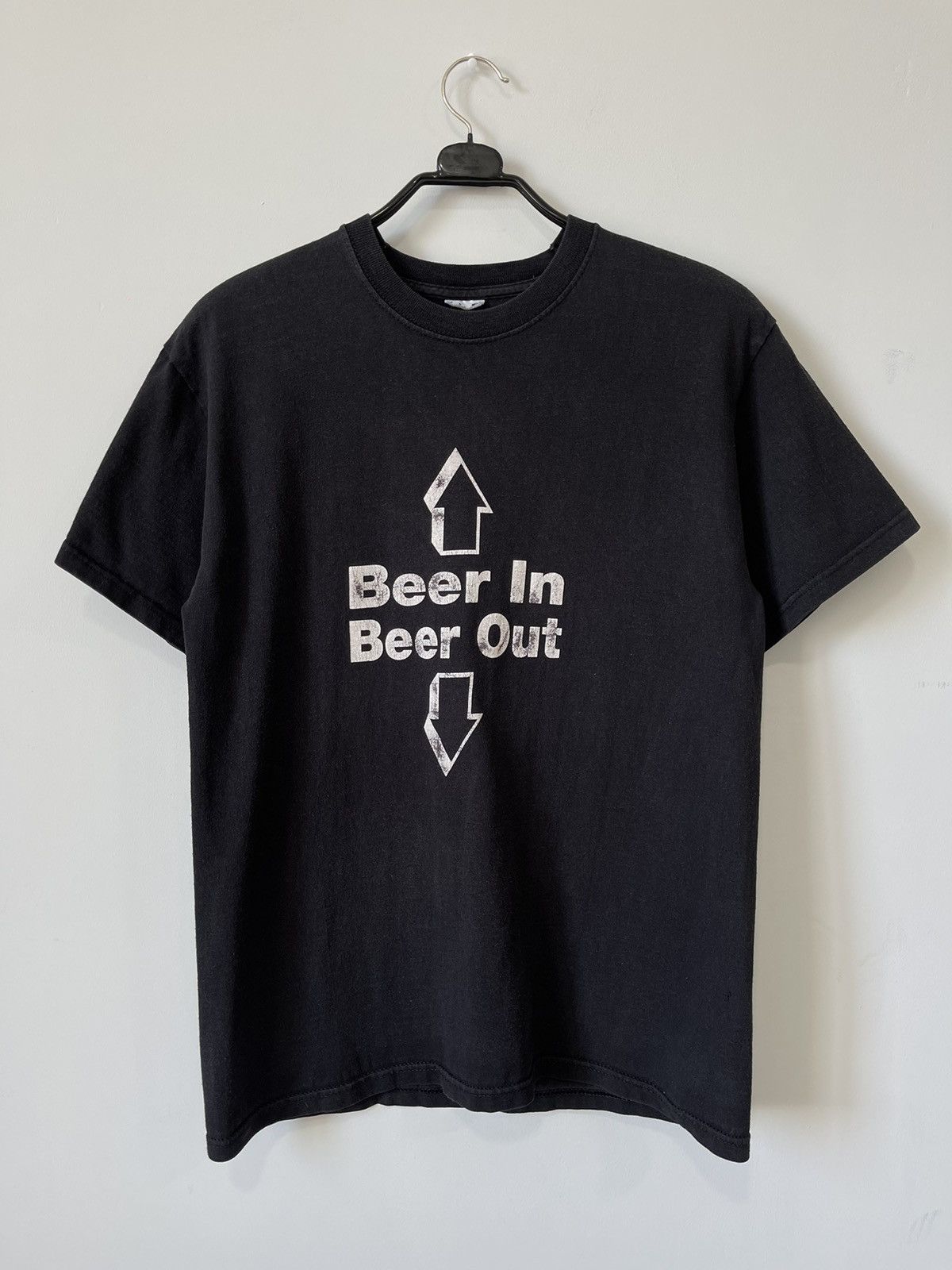 Vintage crazy vintage 90s humor beer alcohol funny graphic tee shirt Size US M / EU 48-50 / 2 - 1 Thumbnail