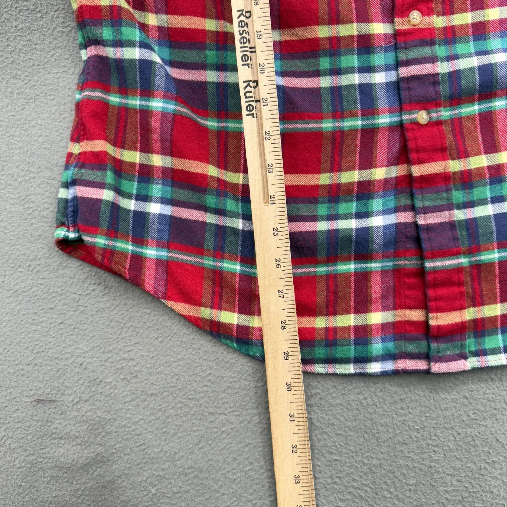 Ralph Lauren Ralph Lauren Shirt Mens XL Red Green Plaid Flannel Button Down Long Sleeve Pony Size US XL / EU 56 / 4 - 5 Thumbnail
