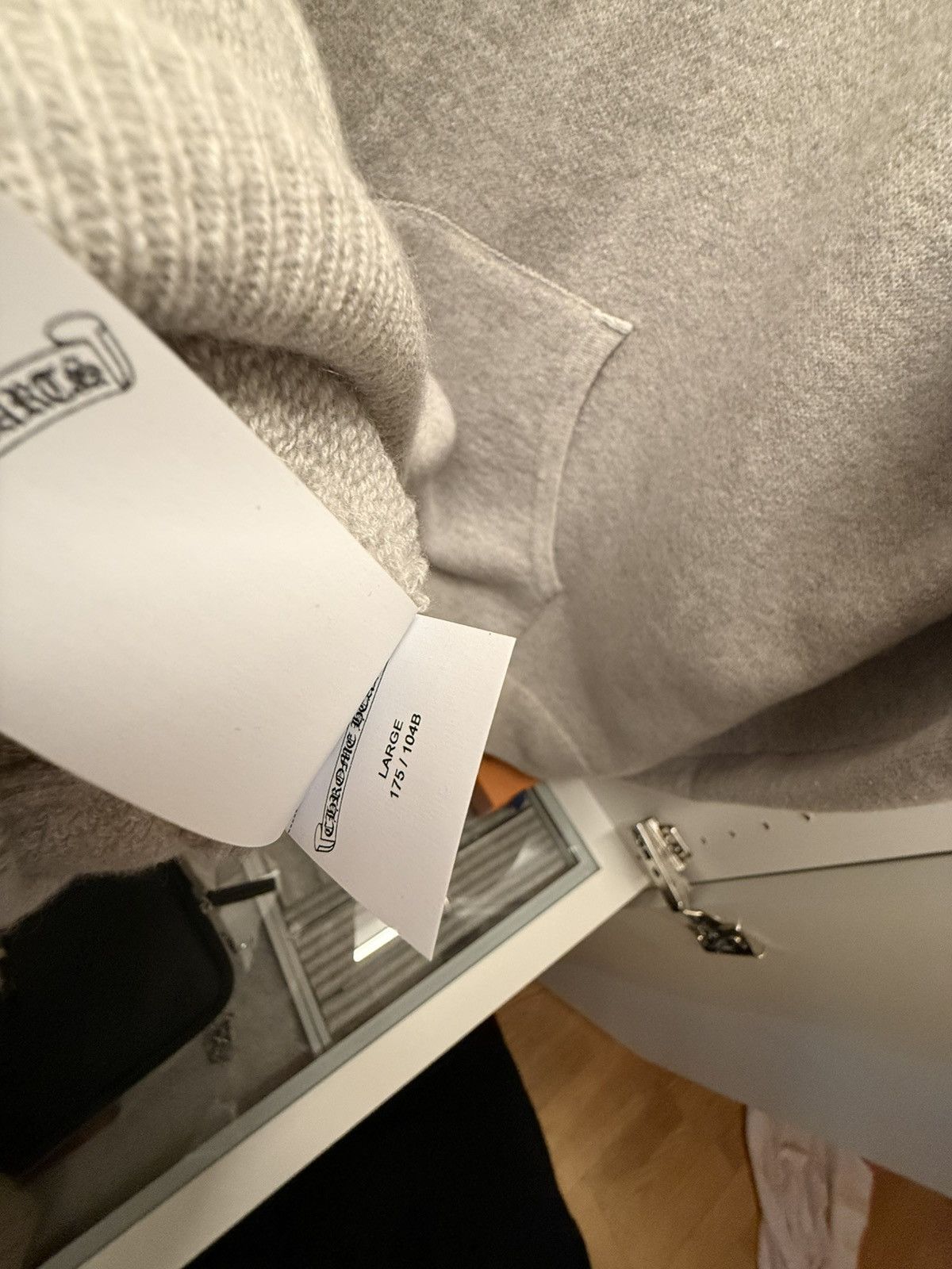 Chrome Hearts Chrome Hearts cashmere embroidered hoodie Size US L / EU 52-54 / 3 - 7 Thumbnail