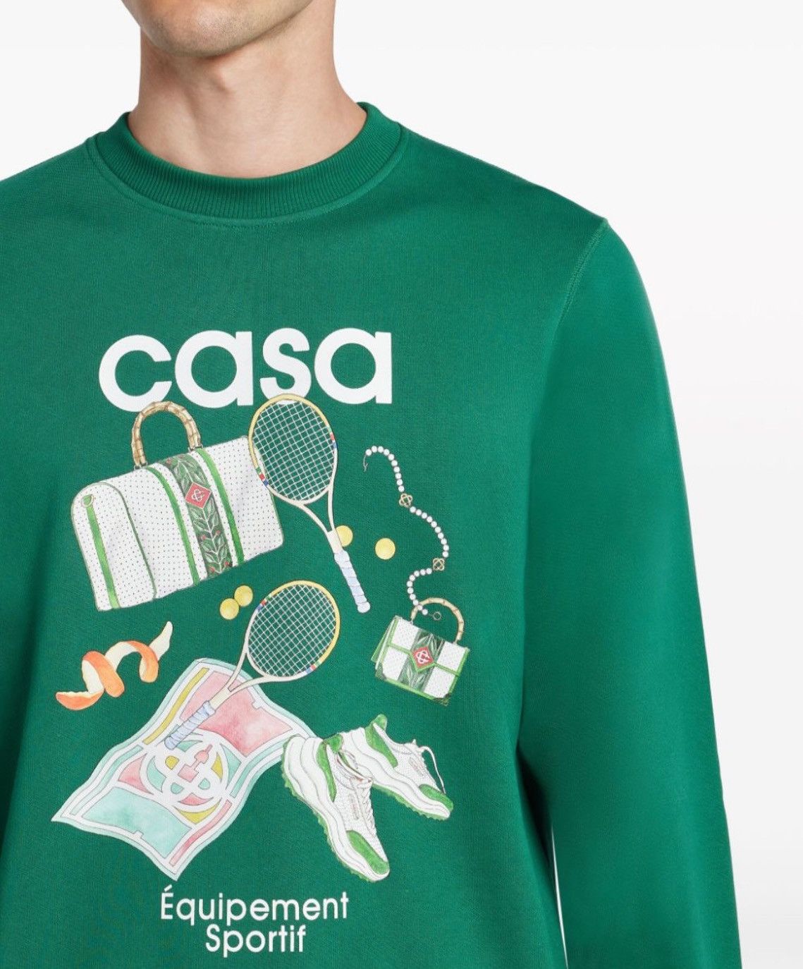 Casablanca Casablanca Equipement Sportif sweatshirt Green Size S Size US S / EU 44-46 / 1 - 4 Thumbnail