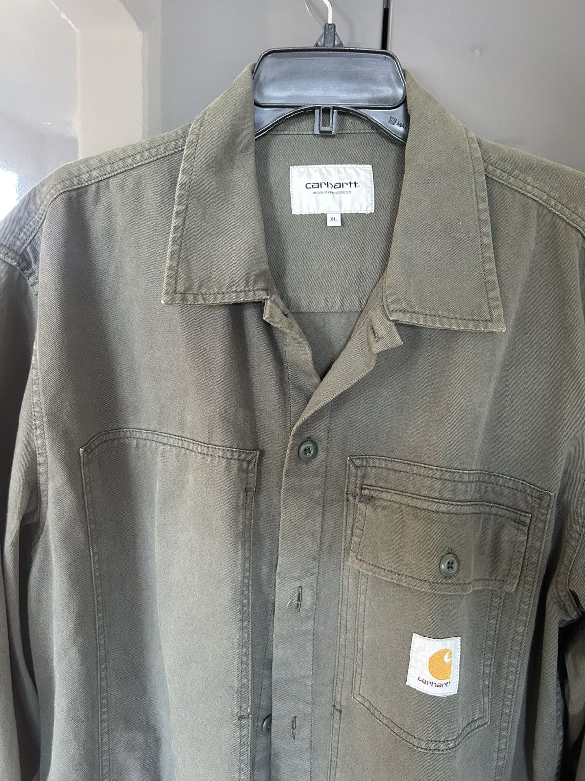Carhartt Wip CARHARTT WIP Charter Logo Patch Overshirt Size US XL / EU 56 / 4 - 3 Thumbnail