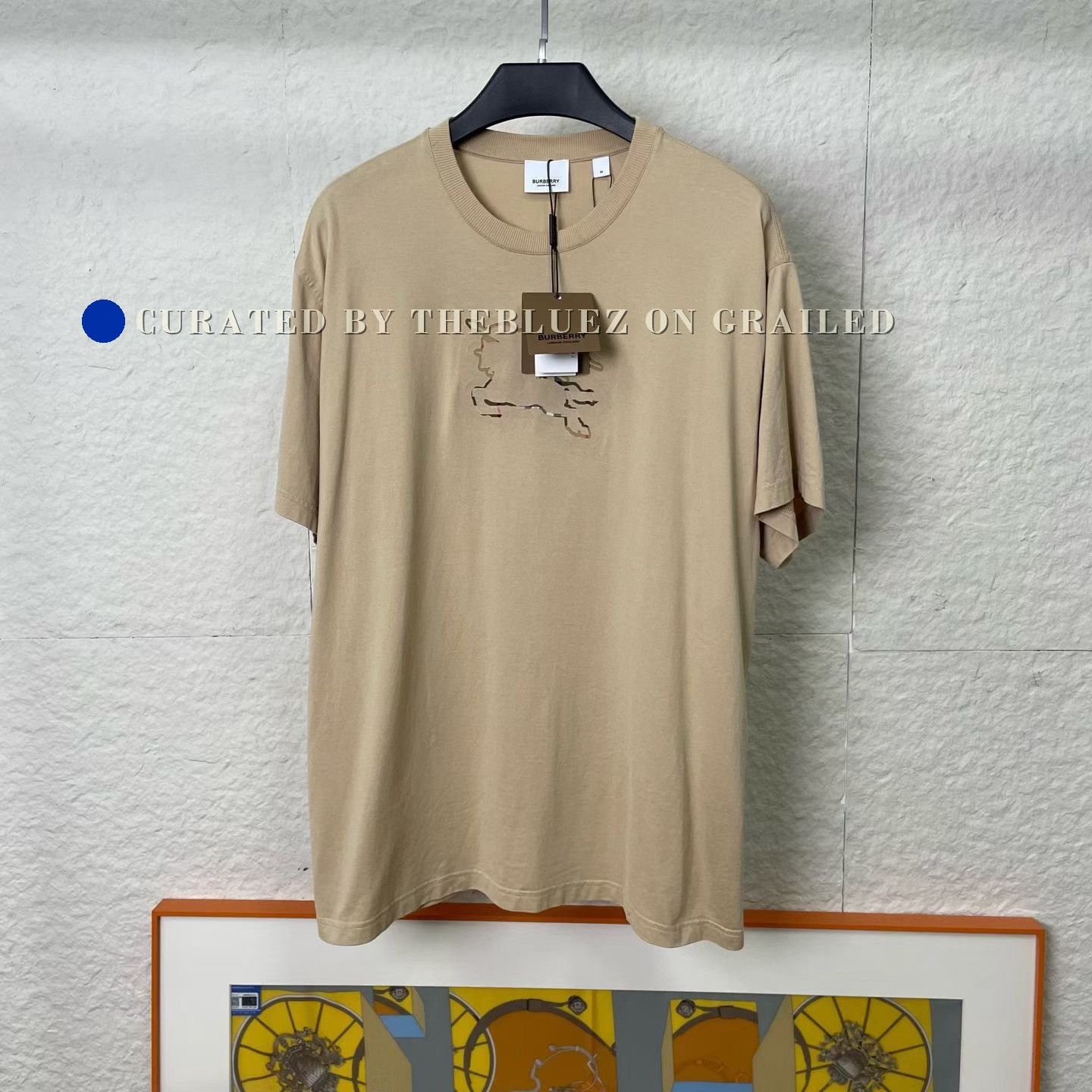 Burberry Burberry Beige War Horse Short Sleeve Size US M / EU 48-50 / 2 - 1 Thumbnail