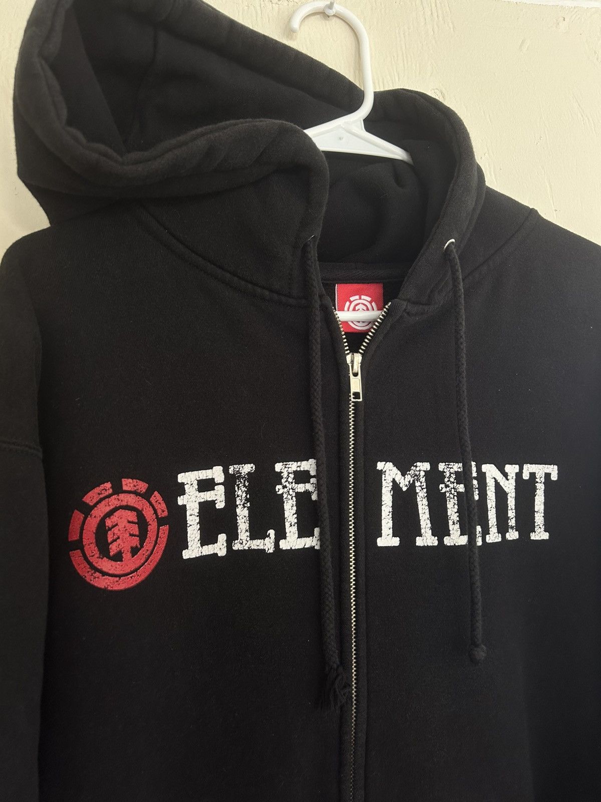 Element Vintage Element Skateboards Logo Zip Up Hoodie Size US M / EU 48-50 / 2 - 2 Thumbnail