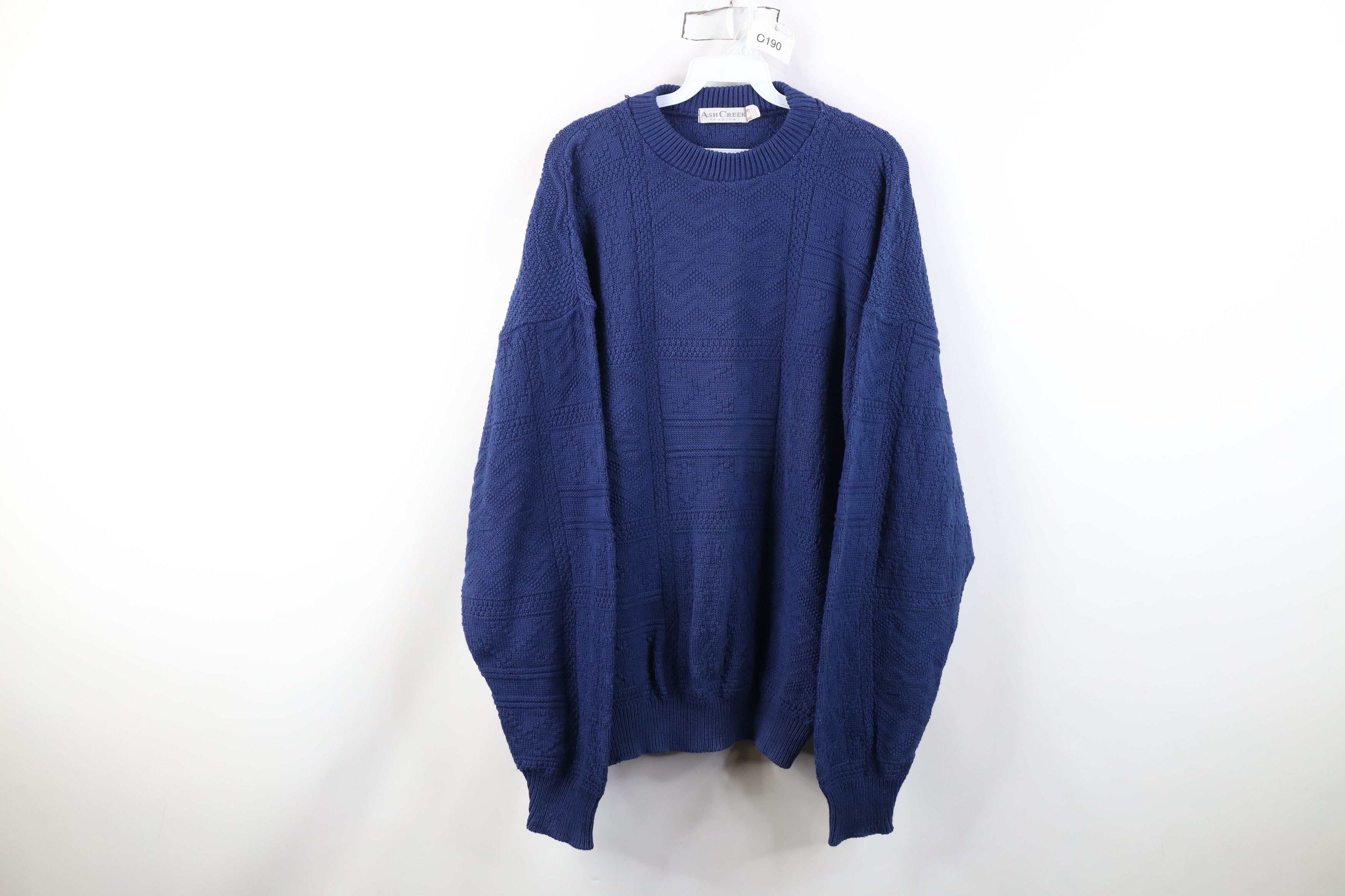 Vintage Vintage 90s Streetwear Southwestern Geometric Cotton Sweater Size US XL / EU 56 / 4 - 1 Thumbnail