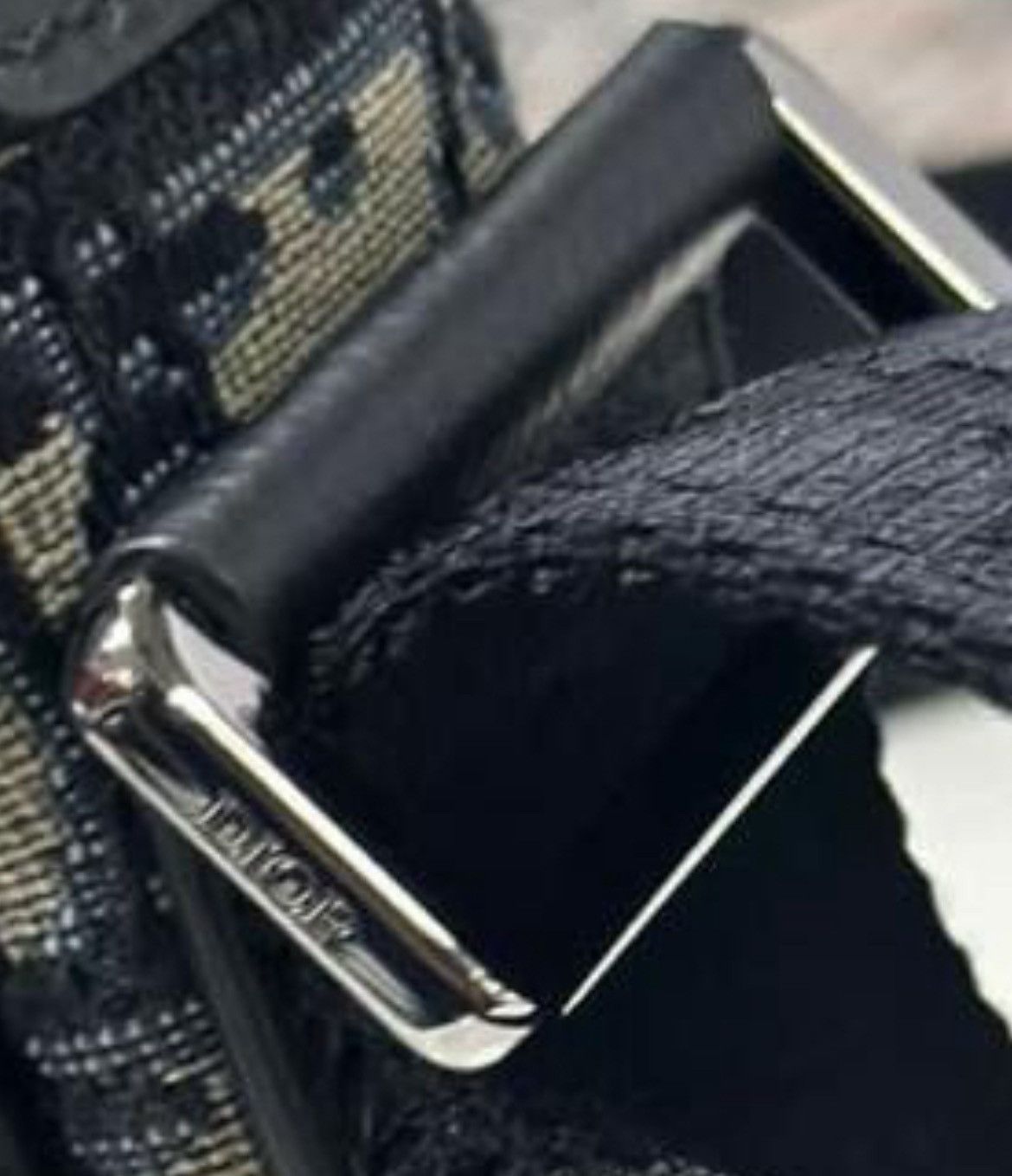 Christian Dior Monsieur × Dior Authentic Christian Dior Oblique Blue Beige Crossbody Bag Size ONE SIZE - 14 Thumbnail