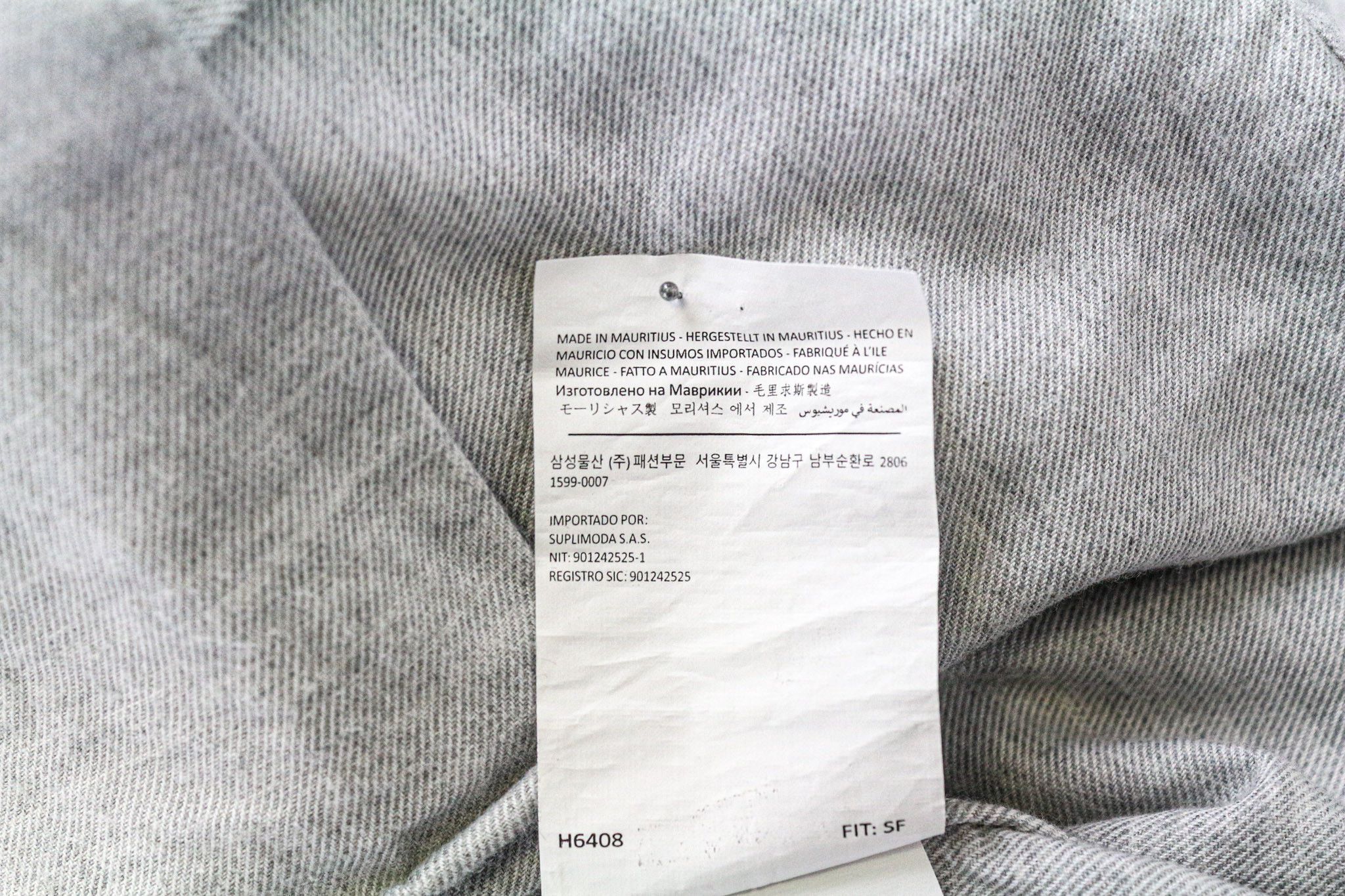 Suitsupply 35/36/13 1/2 Grey Cotton Cutaway Shirt 77097 Size 36R - 8 Thumbnail