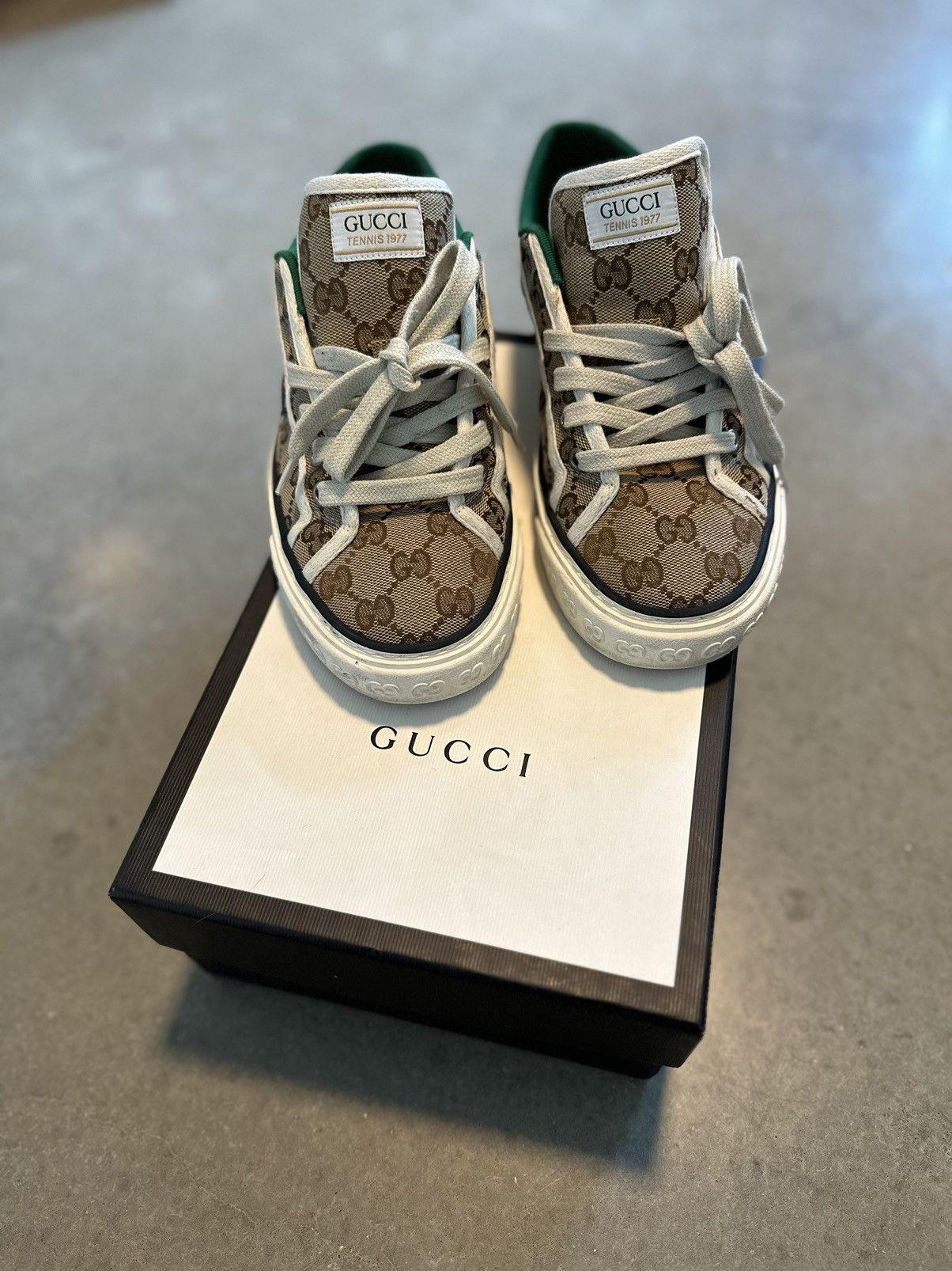 Gucci BEIGE GUCCI SHOES Size US 7 / EU 40 - 1 Thumbnail