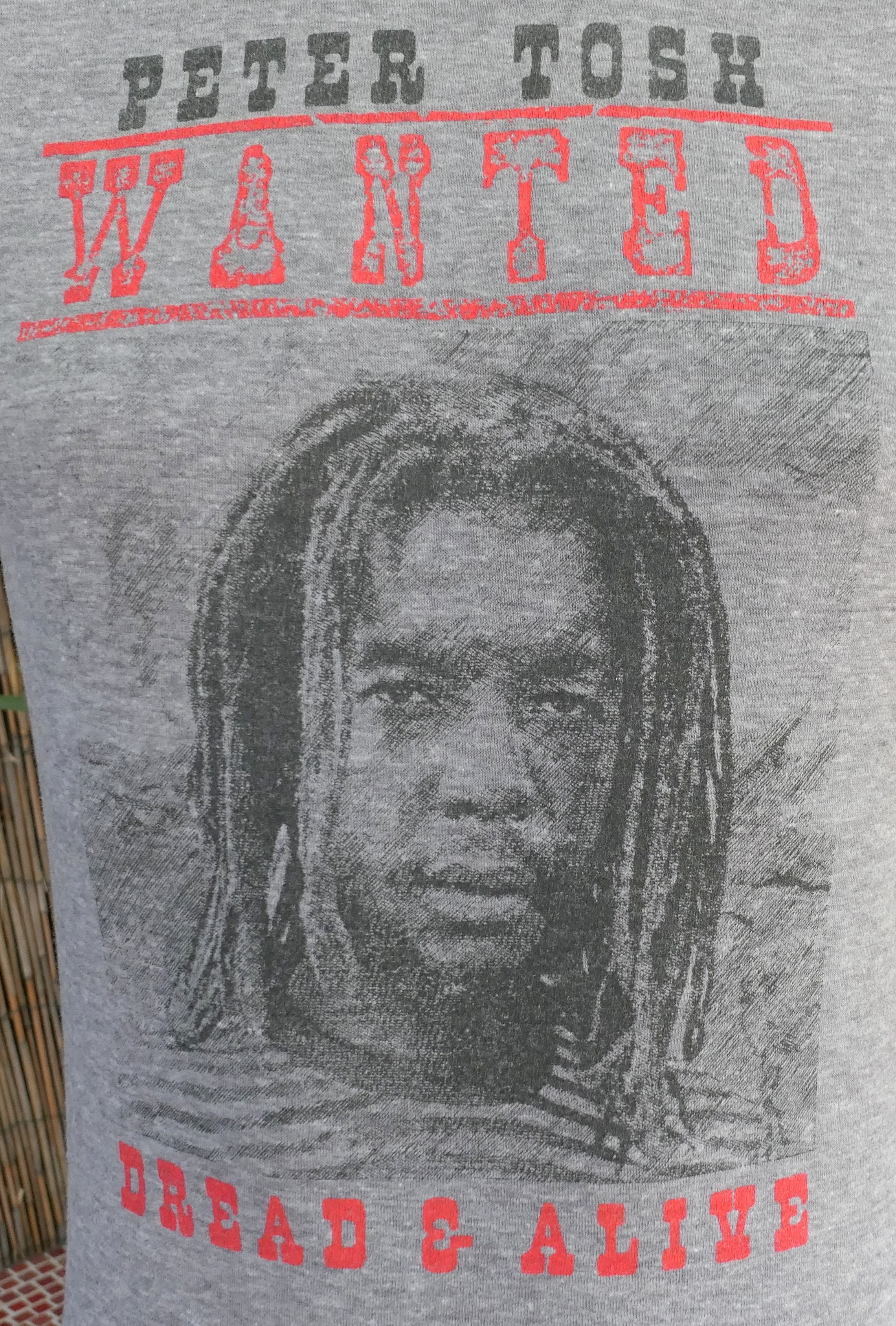 Vintage 1981 PETER TOSH North American Tour T Shirt Small