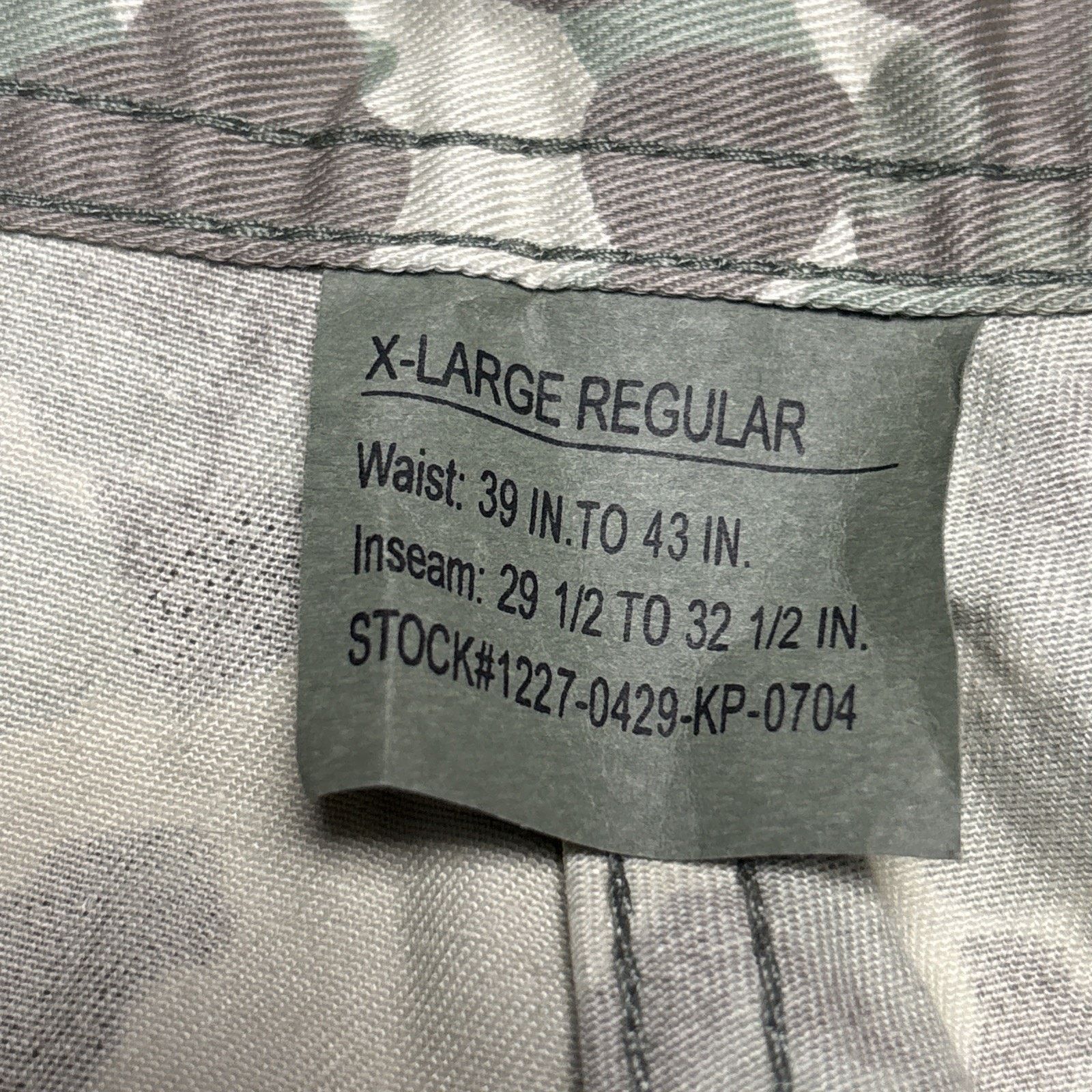 & Other Stories US Army Cargo Pants Mens XL 39/32 Camouflage Canvas Combat Size US 39 - 6 Thumbnail
