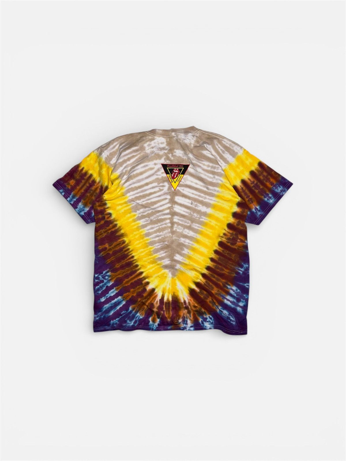 Vintage Vintage 1997 The Rolling Stones Twin Dragon Tie Dye T-Shirt Size US XL / EU 56 / 4 - 2 Thumbnail