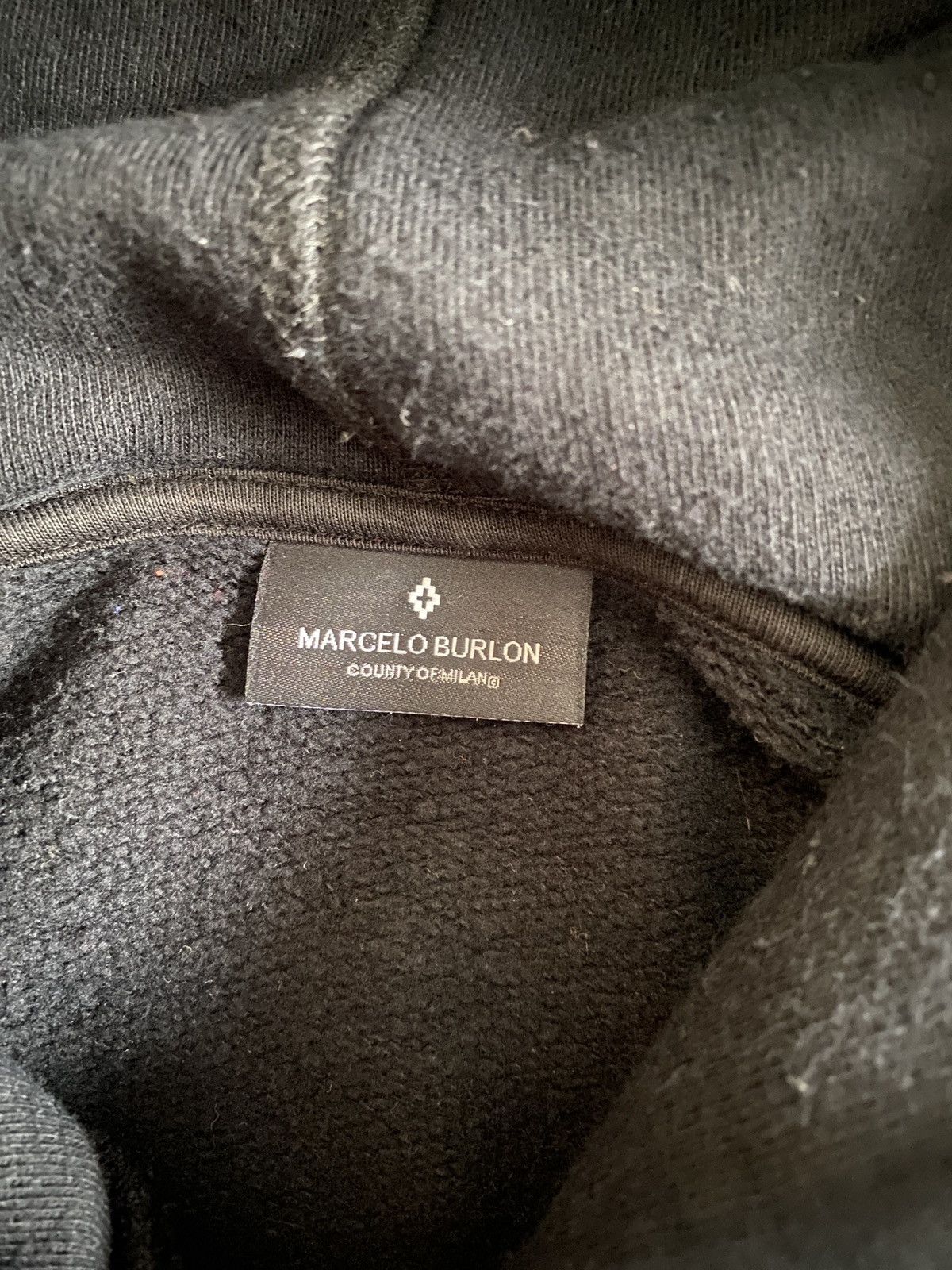 Marcelo Burlon Marcelo Burlon Red Feather Wing Black Hoodie Sweatshirt Size US XL / EU 56 / 4 - 9 Thumbnail