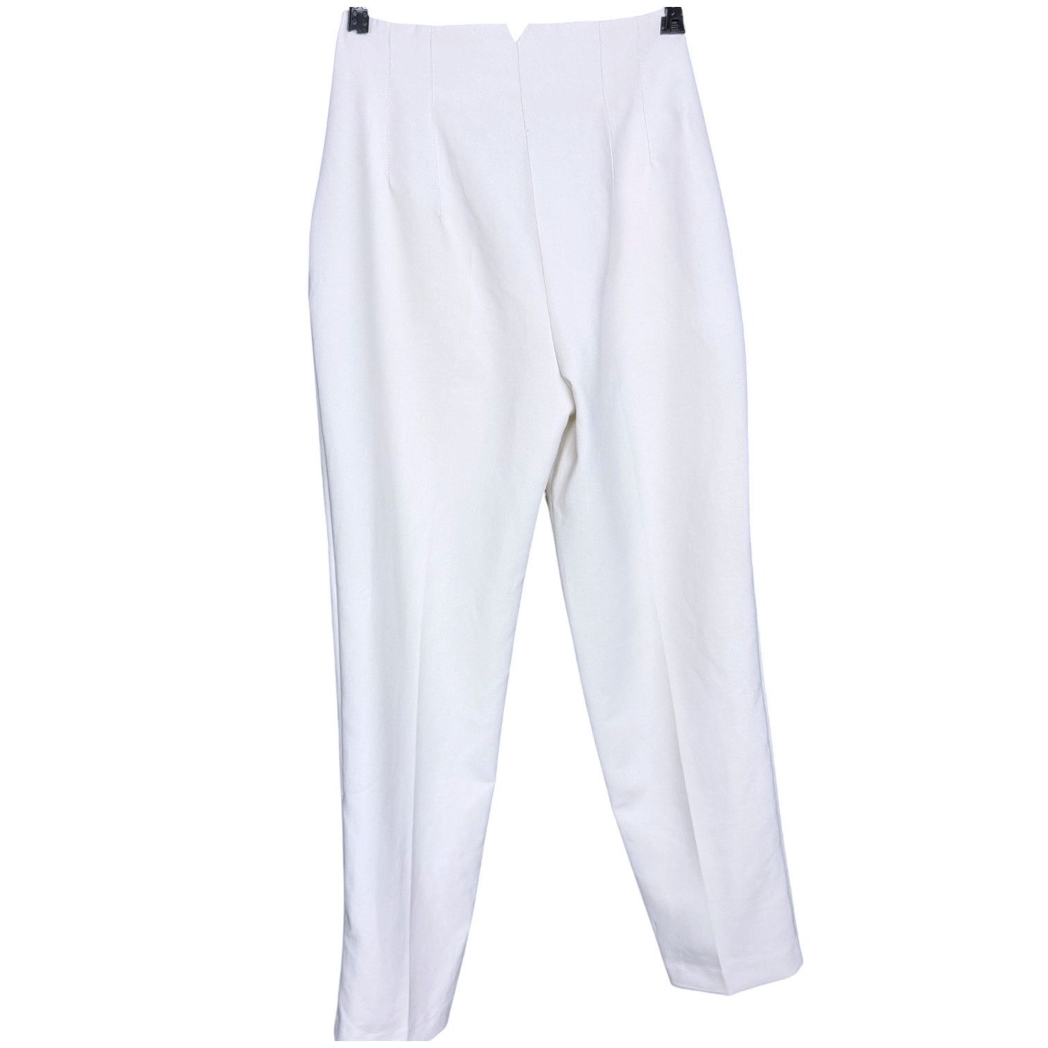 Zara Zara Off White Dress Pants Slacks Women's 5 Faux Pleated Size 26" / US 2 / IT 38 - 2 Thumbnail