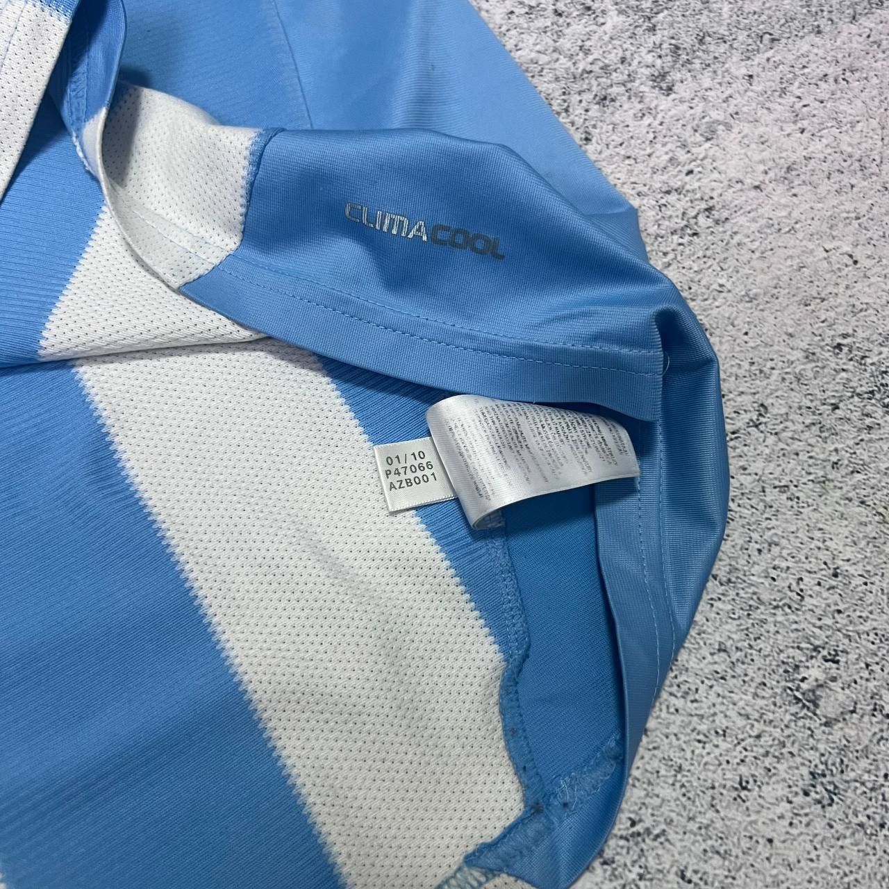 Adidas Argentina 2010–2011 Adidas Football Jersey Home Shirt Size M Size US M / EU 48-50 / 2 - 9 Thumbnail