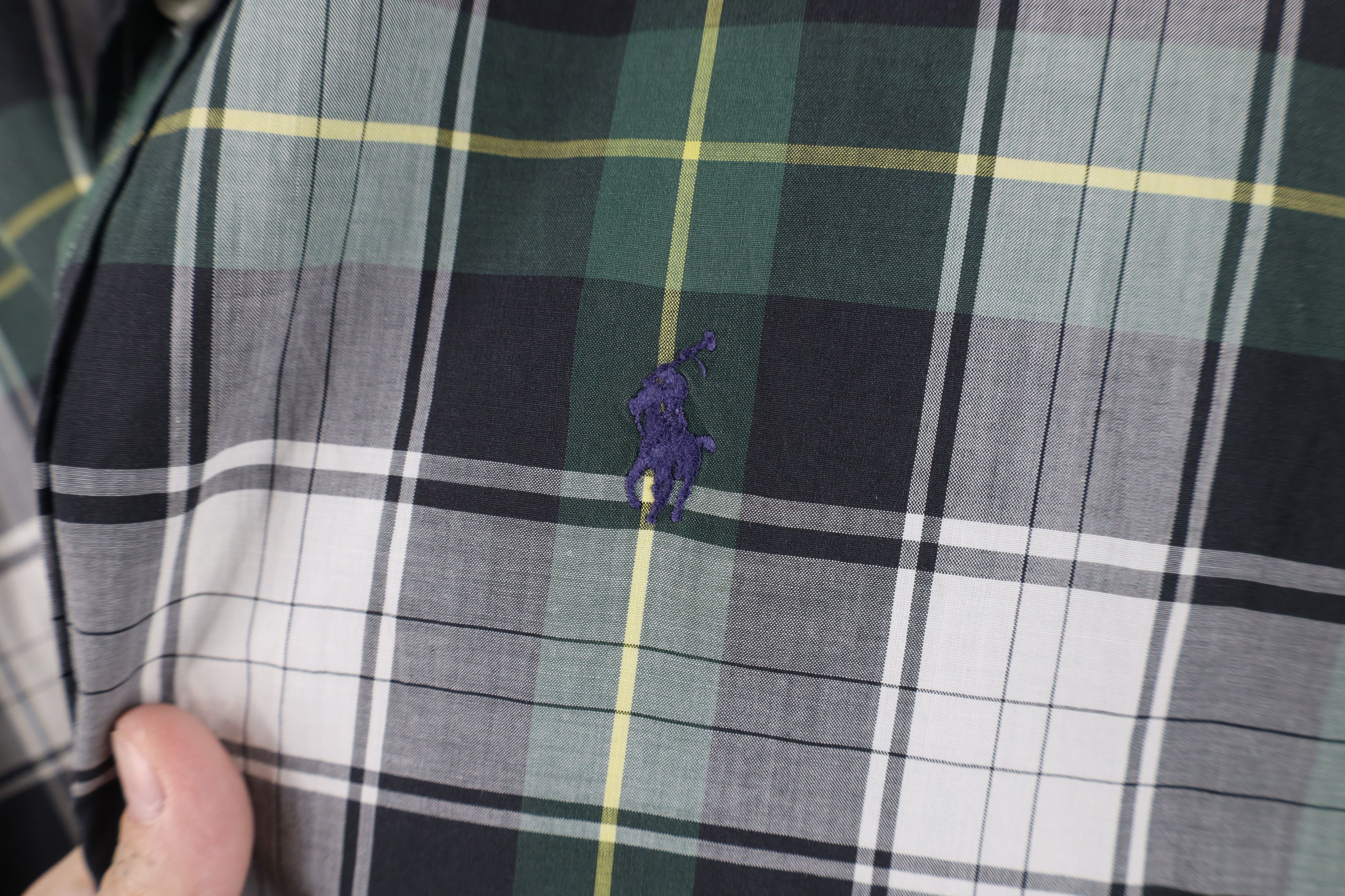 Ralph Lauren Vintage 90s Ralph Lauren Short Sleeve Collared Button Shirt Size US L / EU 52-54 / 3 - 4 Thumbnail