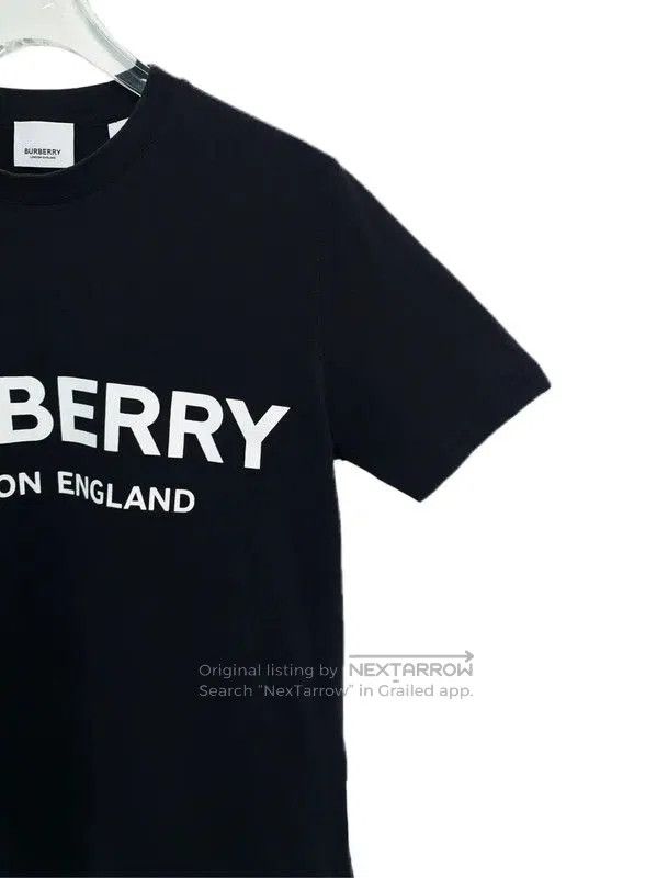 Burberry Burberry Black Cotton Women's T-Shirt. Size S / US 4 / IT 40 - 4 Thumbnail