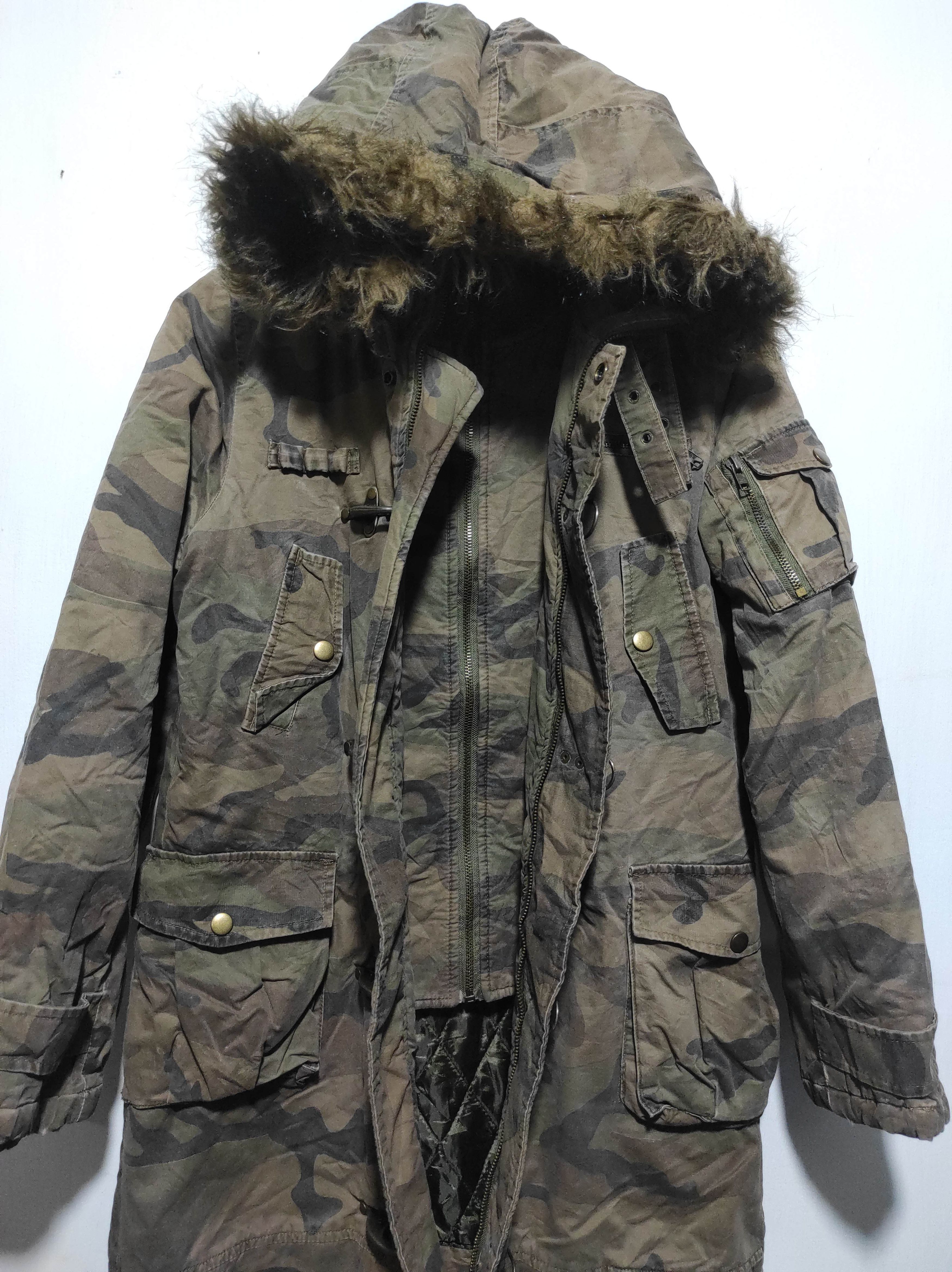 Hysteric Glamour XAJA Camo Parka Fur Hoodie Jacket Ifsixwasnine Lgb Style Size US M / EU 48-50 / 2 - 11 Thumbnail