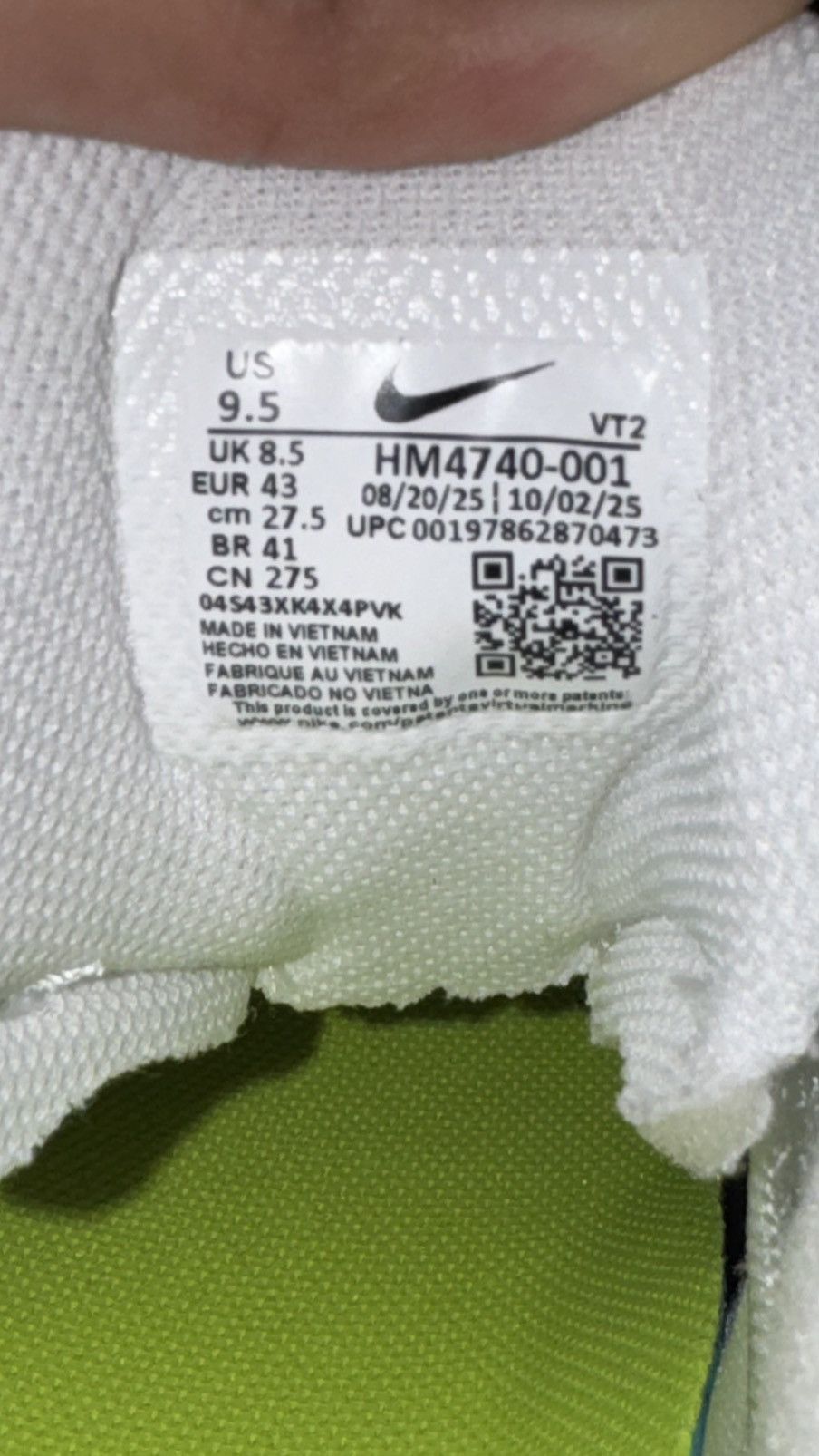 Nike Airmax 95 NEON Size US 9.5 / EU 42-43 - 7 Thumbnail
