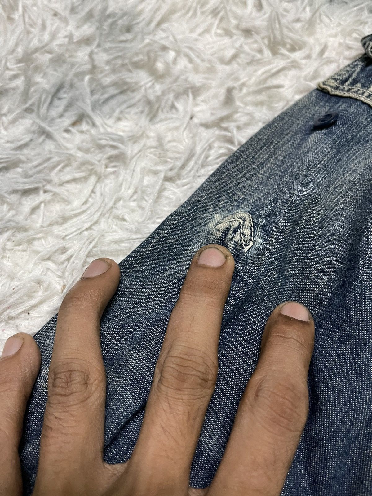 Yohji Yamamoto 90s YOHJI YAMAMOTO DENIM BUTTON UP RARE Size US L / EU 52-54 / 3 - 9 Thumbnail