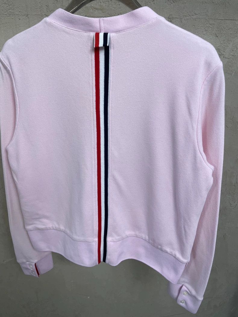 Thom Browne Thom Browne size2 Knitted cardigan with colored stripes on Size US M / EU 48-50 / 2 - 3 Thumbnail