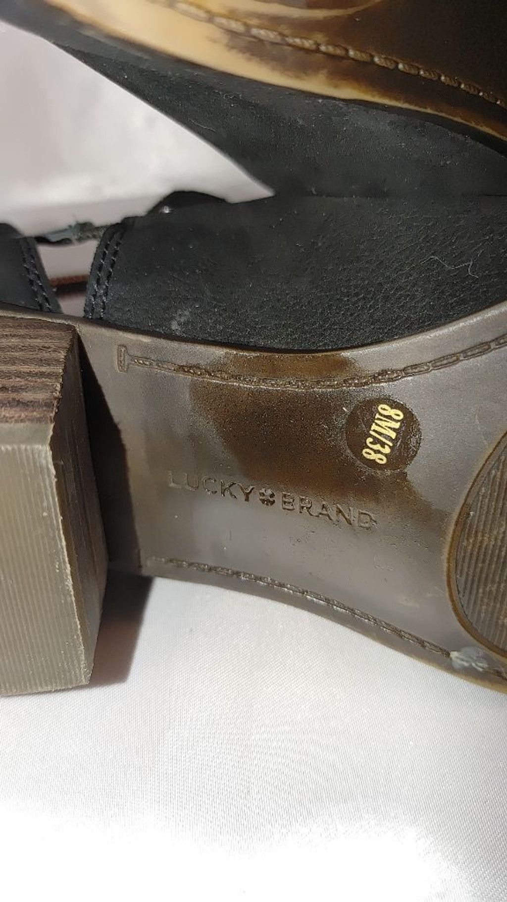 Lucky Brand Lucky Brand Banu Cut Out Peep Toe Boots Size 8M Size US 8 / IT 38 - 11 Thumbnail