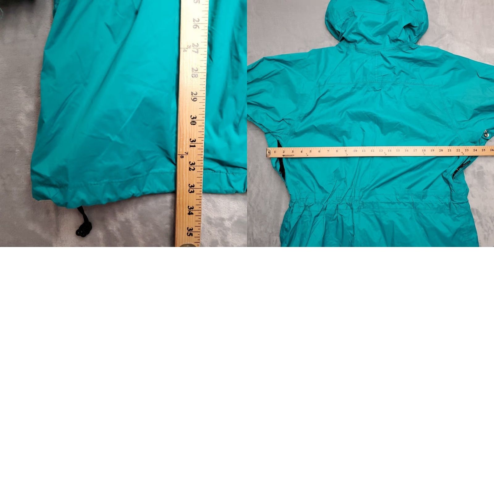 Vintage REI Jacket Women 14 Green Lined Rain Hike Windbreaker Made in USA Parka Coat VTG Size XL / US 12-14 / IT 48-50 - 8 Thumbnail