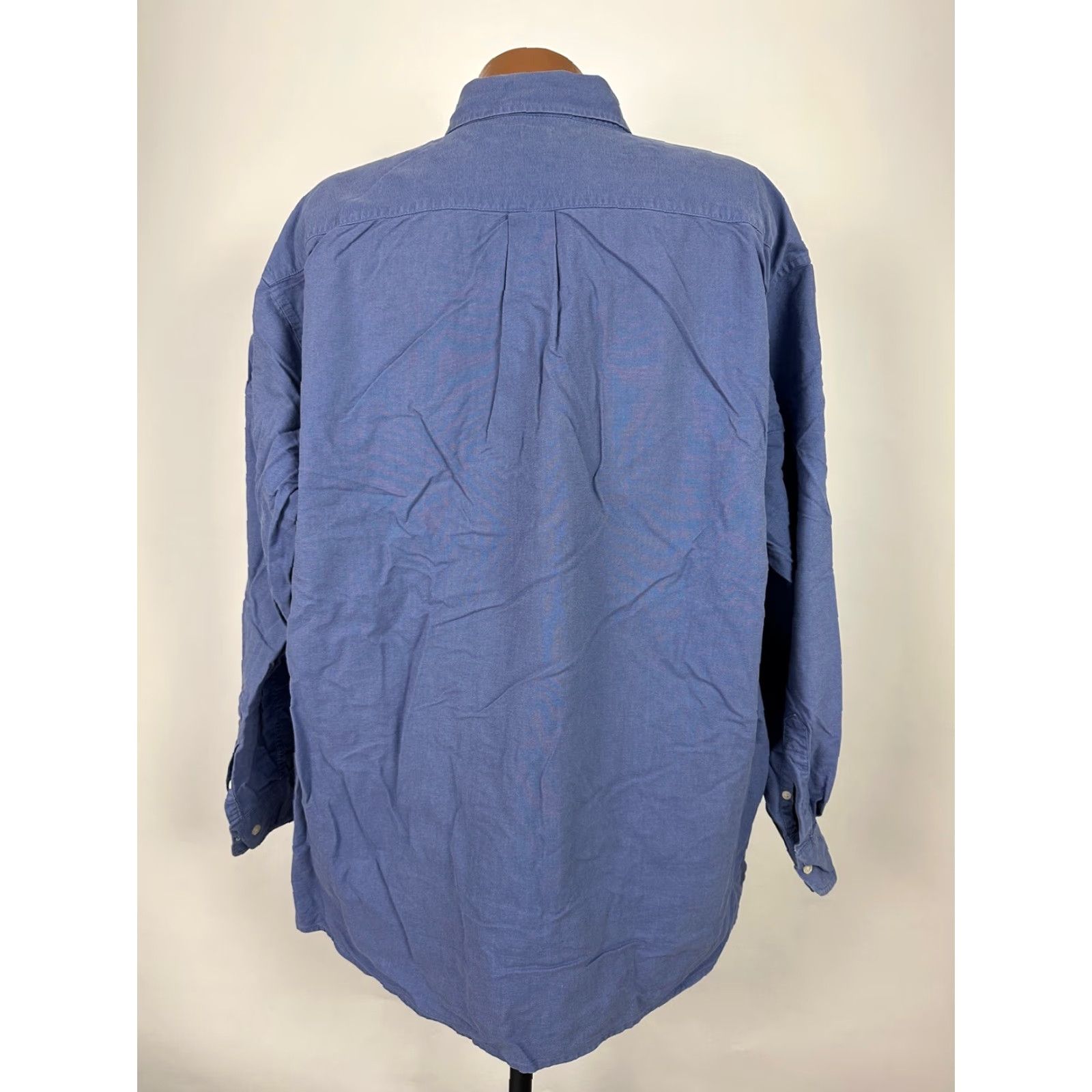 Old Navy VINTAGE Old Navy Shirt Men 2XL Oxford Casual Button-Up Heavyweight Oversized Blue Cotton Vintage Size US XXL / EU 58 / 5 - 6 Thumbnail