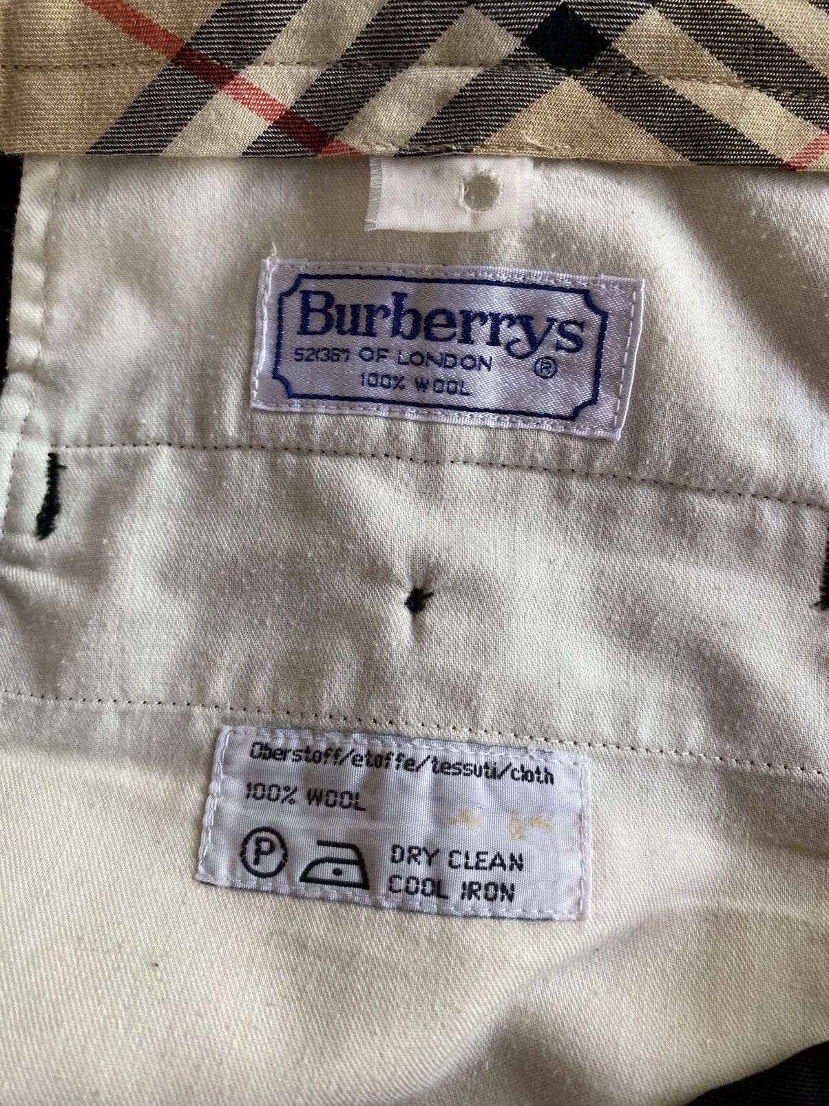 Burberry Burberrys black trousers for men formal style. Size US 36 / EU 52 - 8 Thumbnail
