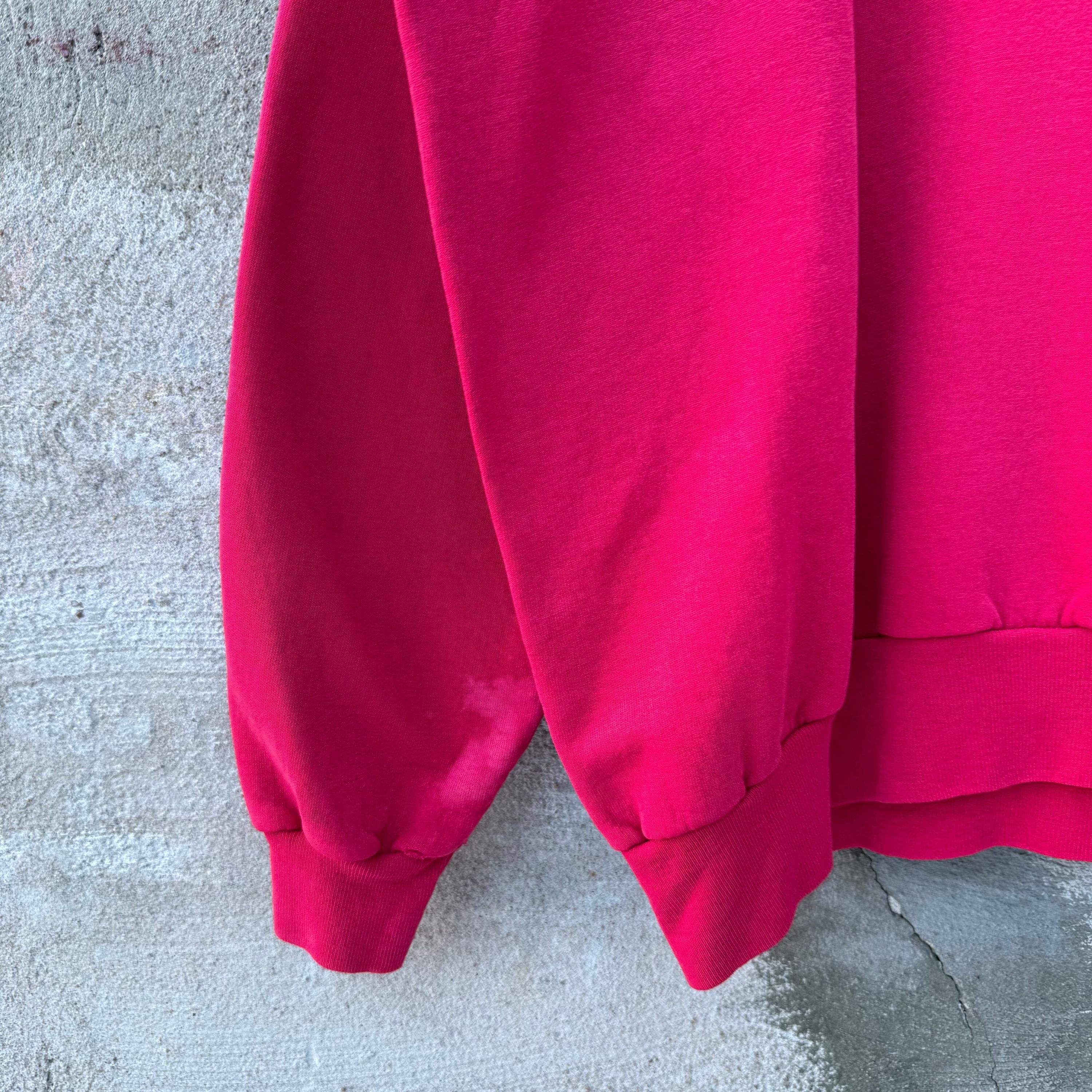 Vintage Vintage 90's Faded Red Hanes Crewneck Sweatshirt Size US L / EU 52-54 / 3 - 8 Thumbnail
