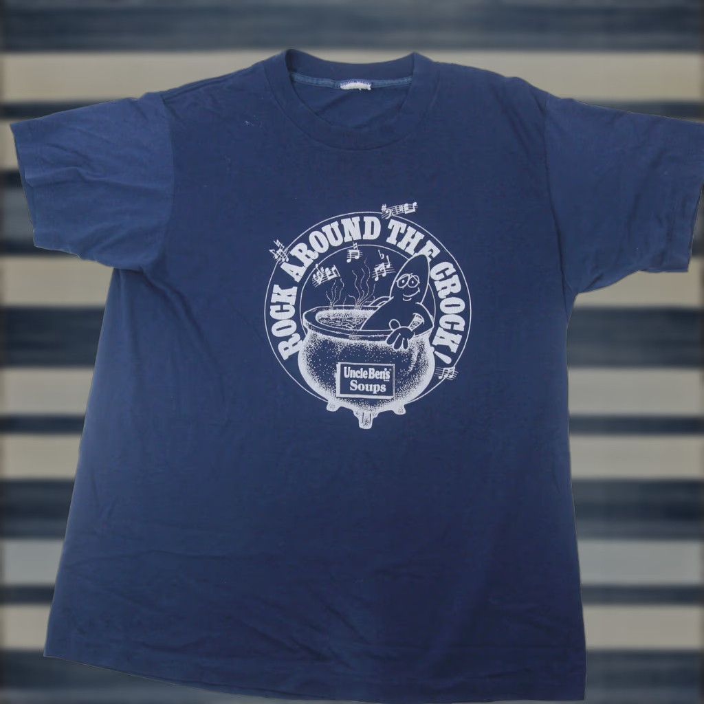 Vintage Vintage Uncle Bens Soup Mens Large Graphic T Shirt Blue User: Vintage Uncle Bens Soup Mens Large Graphic T-Shirt Blue Size US L / EU 52-54 / 3 - 1 Thumbnail