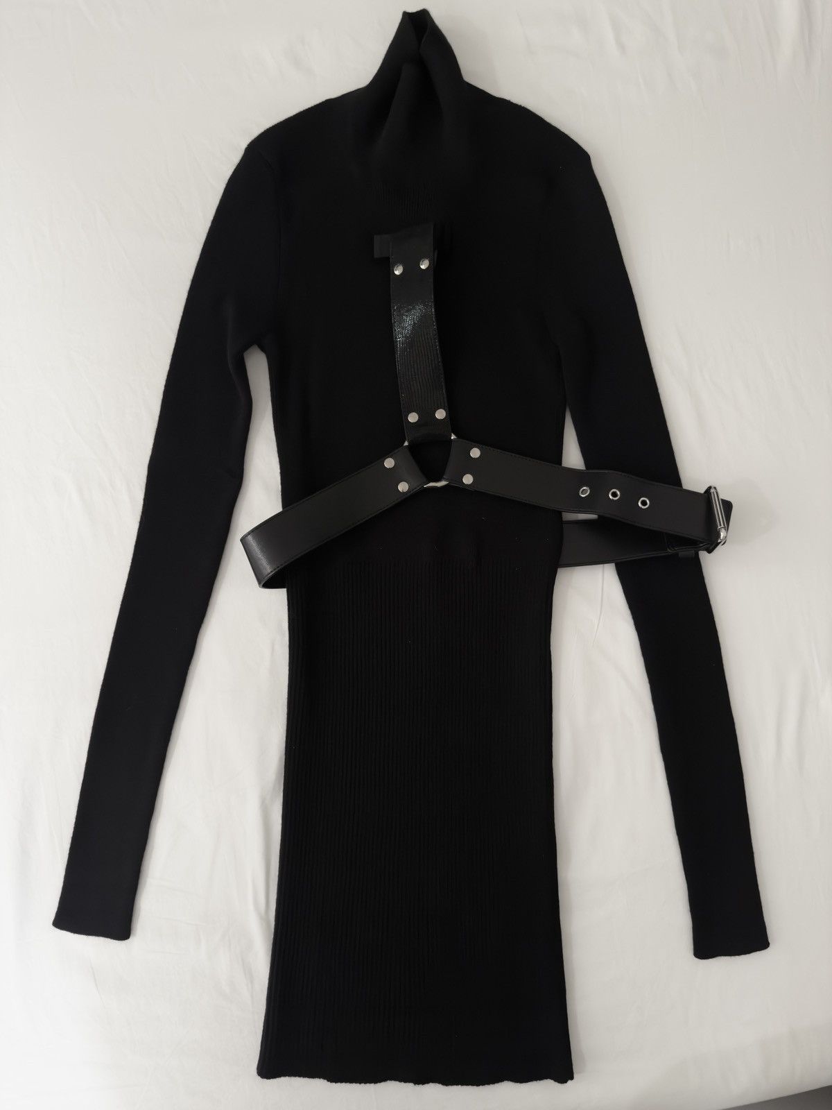 1017 ALYX 9SM 1017 ALYX 9SM high neck 100% wool mini dress Size XS / US 0-2 / IT 36-38 - 3 Thumbnail