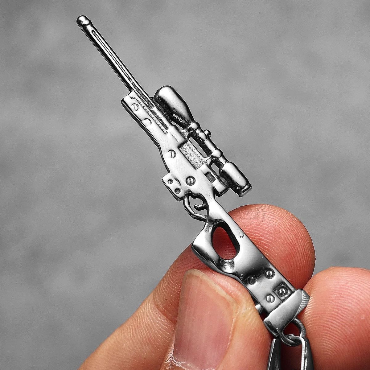 Other Sniper Rifle Gun Pendant Accessories Necklace Gifts For Him Size ONE SIZE - 4 Thumbnail