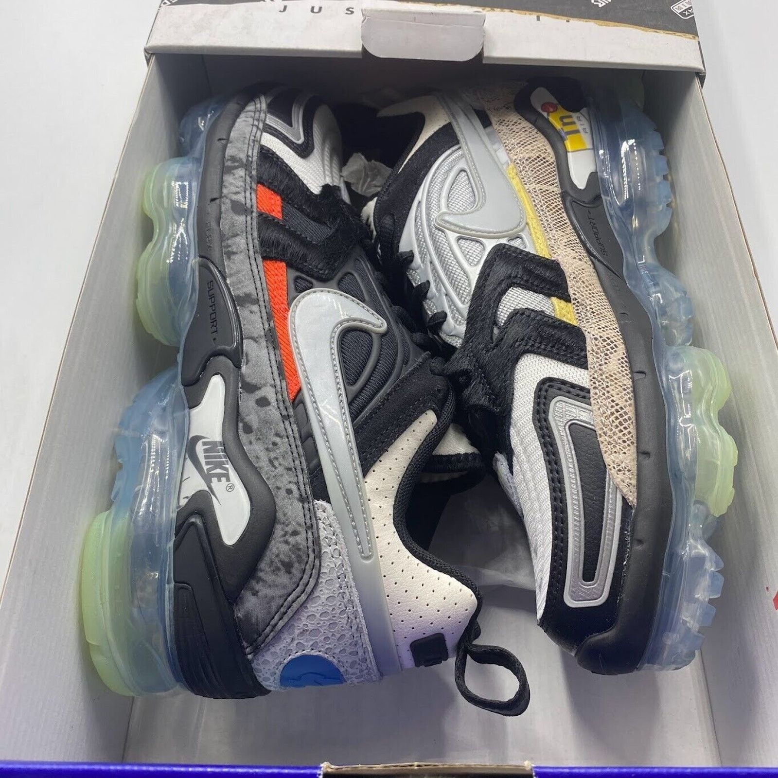 Nike NEW Nike Air VaporMax Evo Black Silver Men's DD3054 001 Size US 8.5 / EU 41-42 - 10 Thumbnail