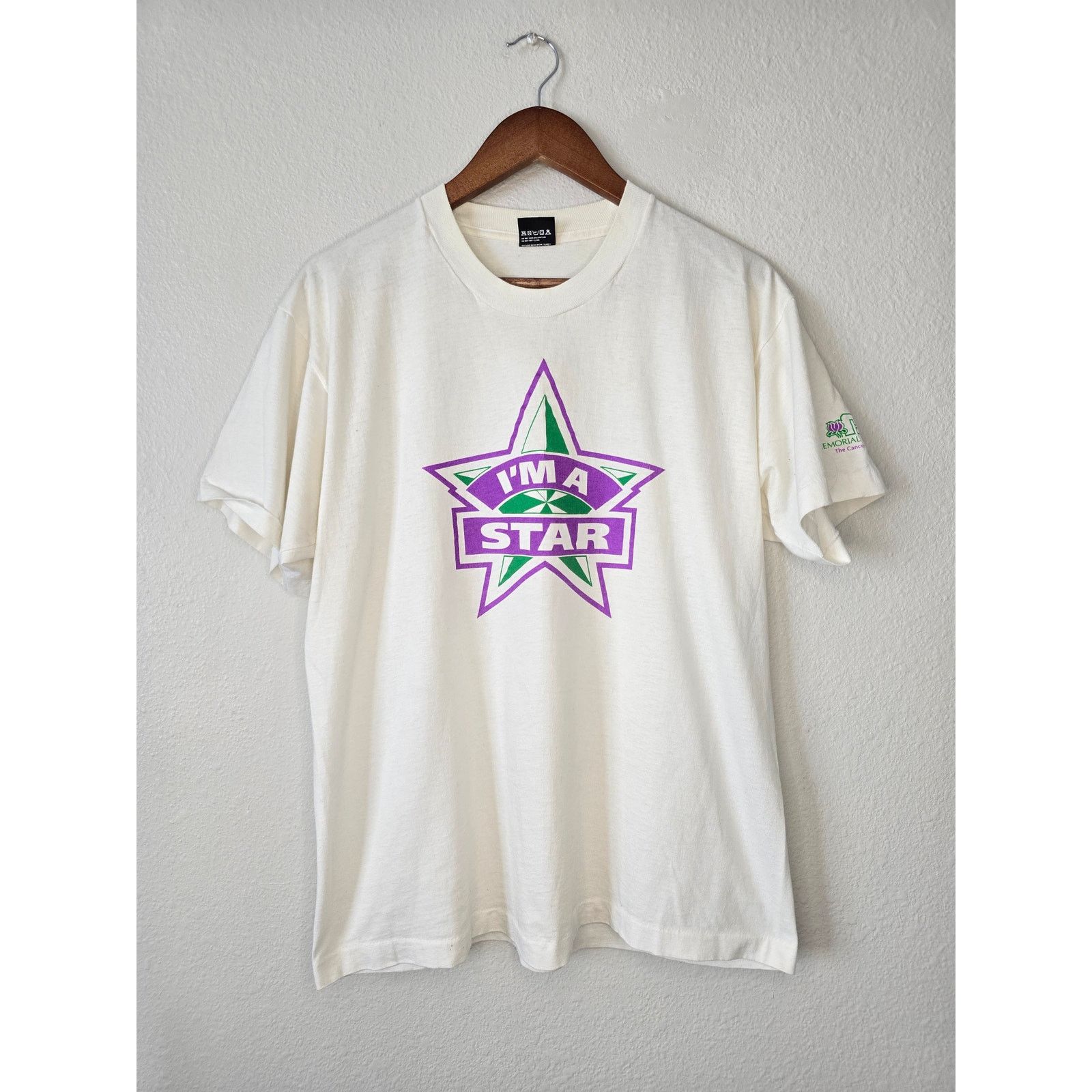 Vintage Vintage Im A Star Shirt White XL Memorial Hospital Tee Size US XL / EU 56 / 4 - 1 Thumbnail