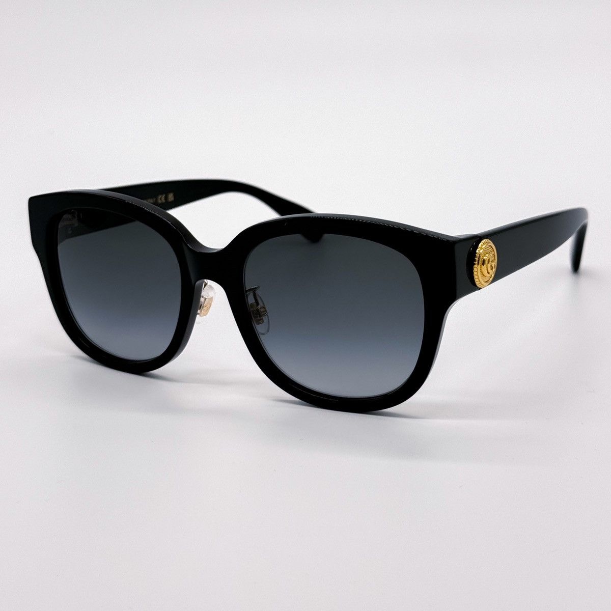 Gucci NEW GUCCI GG1409SK 001 ROUND BLACK GREY WOMEN SUNGLASSES Size ONE SIZE - 4 Thumbnail