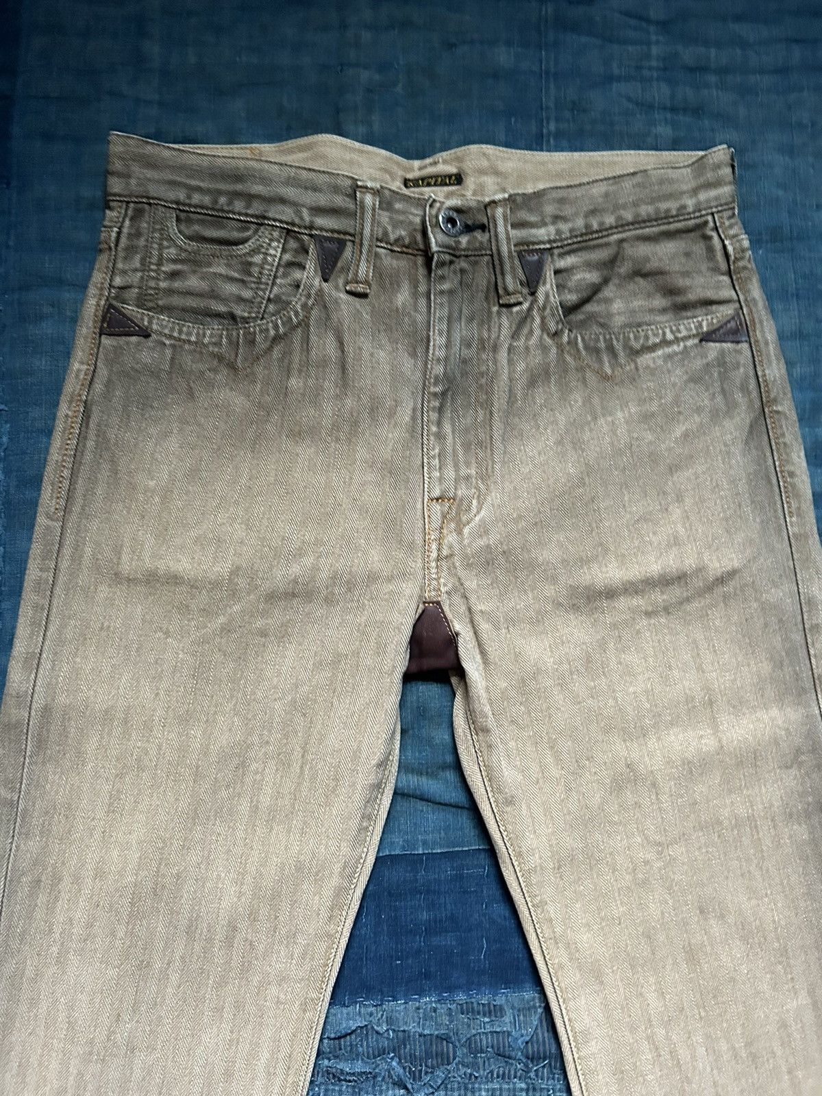 Kapital × Kapital Kountry Kapital Herringbone flare pants Size US 30 / EU 46 - 3 Thumbnail