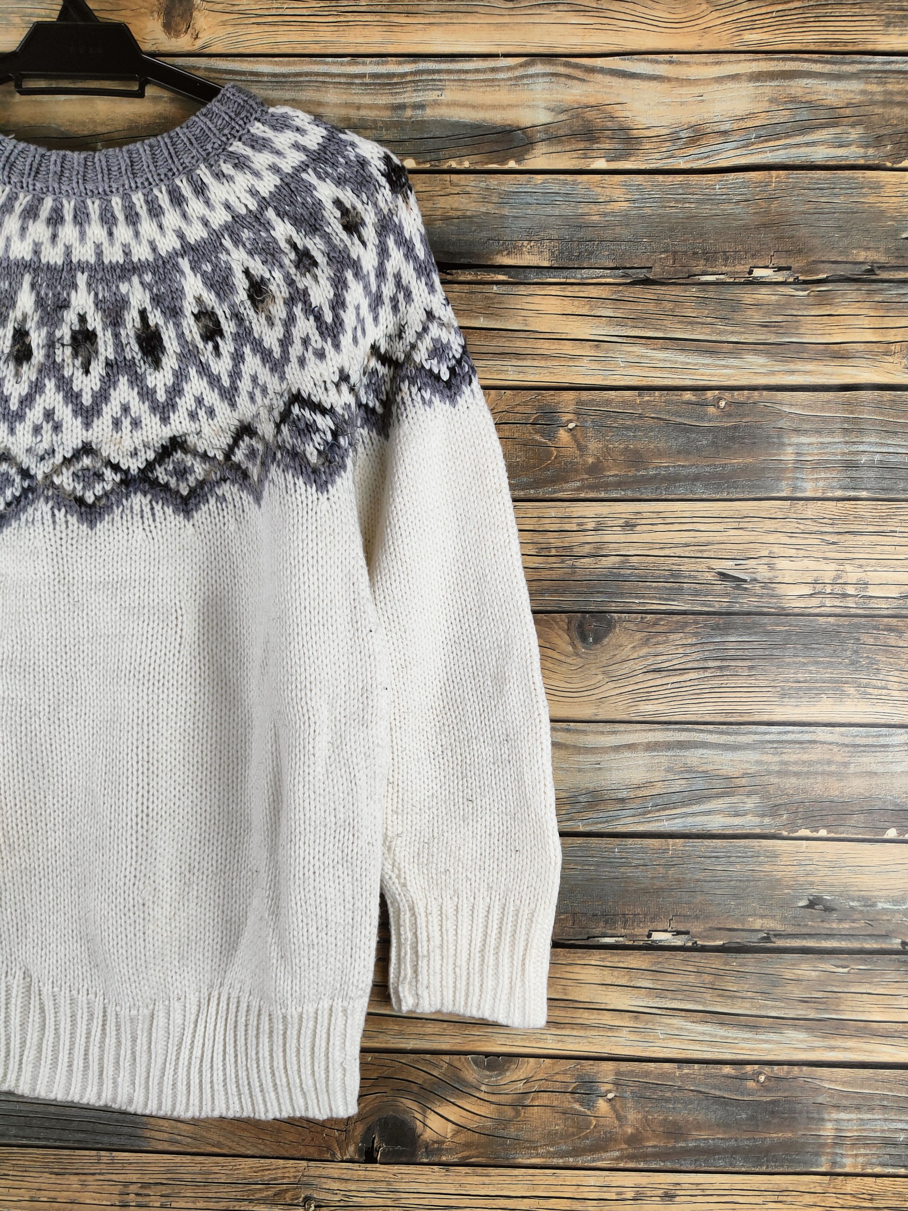 Japanese Brand DL Studio Clip Cream Gray Knitwear Sweatshirts #46-425 Size M / US 6-8 / IT 42-44 - 9 Thumbnail