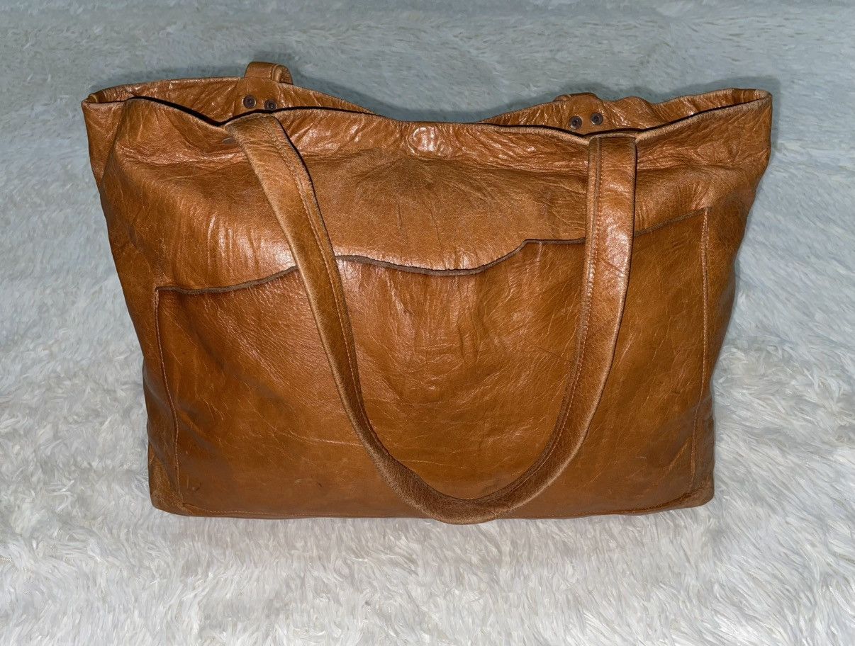 Genuine Leather × Leather Hand Made Full Leather Handbag Size ONE SIZE - 2 Thumbnail