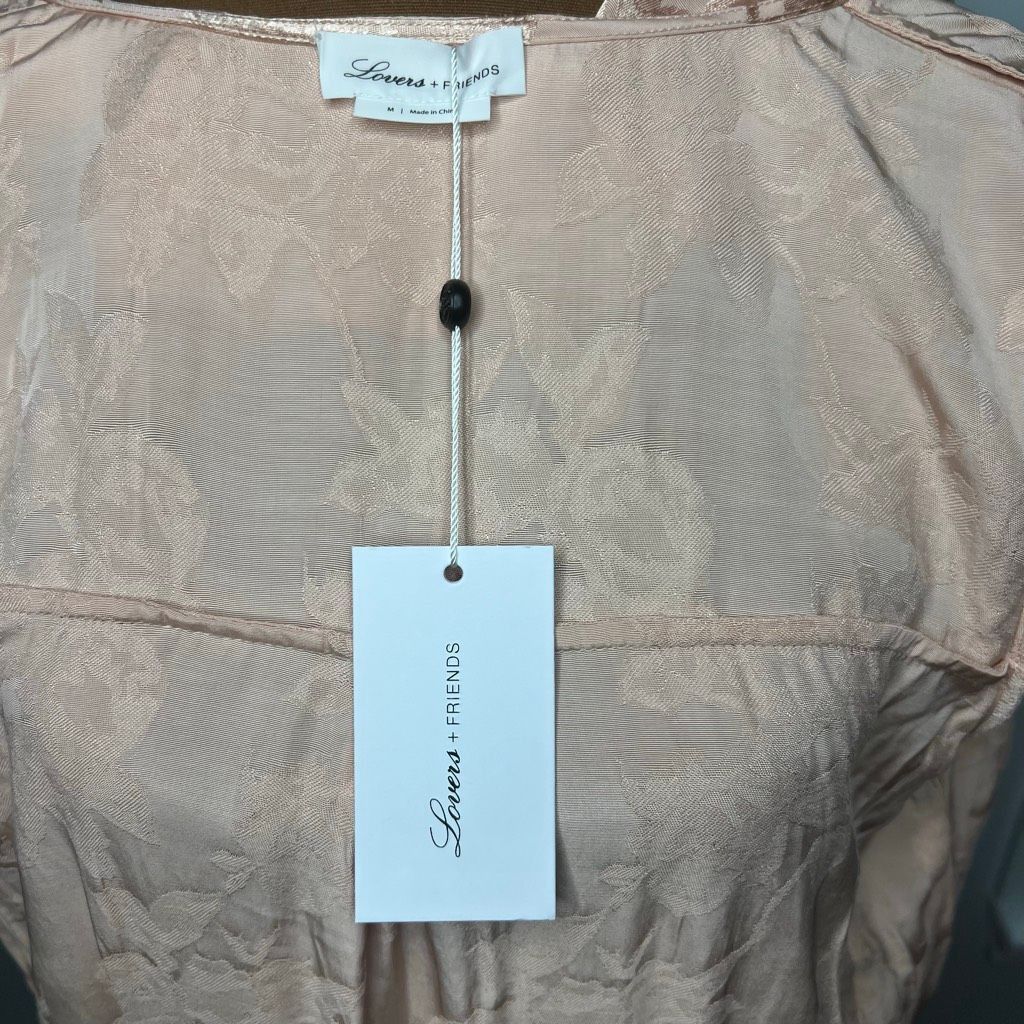 Reformation Lovers + Friends, Bali Kimono Dress Ruffle Neckline Floral S Size M / US 6-8 / IT 42-44 - 5 Thumbnail