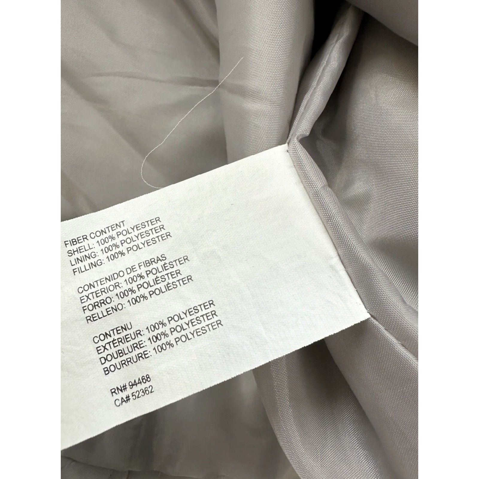 Vintage VINTAGE Braetan Jacket Womens Plus Size 1X Gray Quilted Hooded Full Zip Pockets Basic Jacket Mens Women? Size XL / US 12-14 / IT 48-50 - 7 Thumbnail