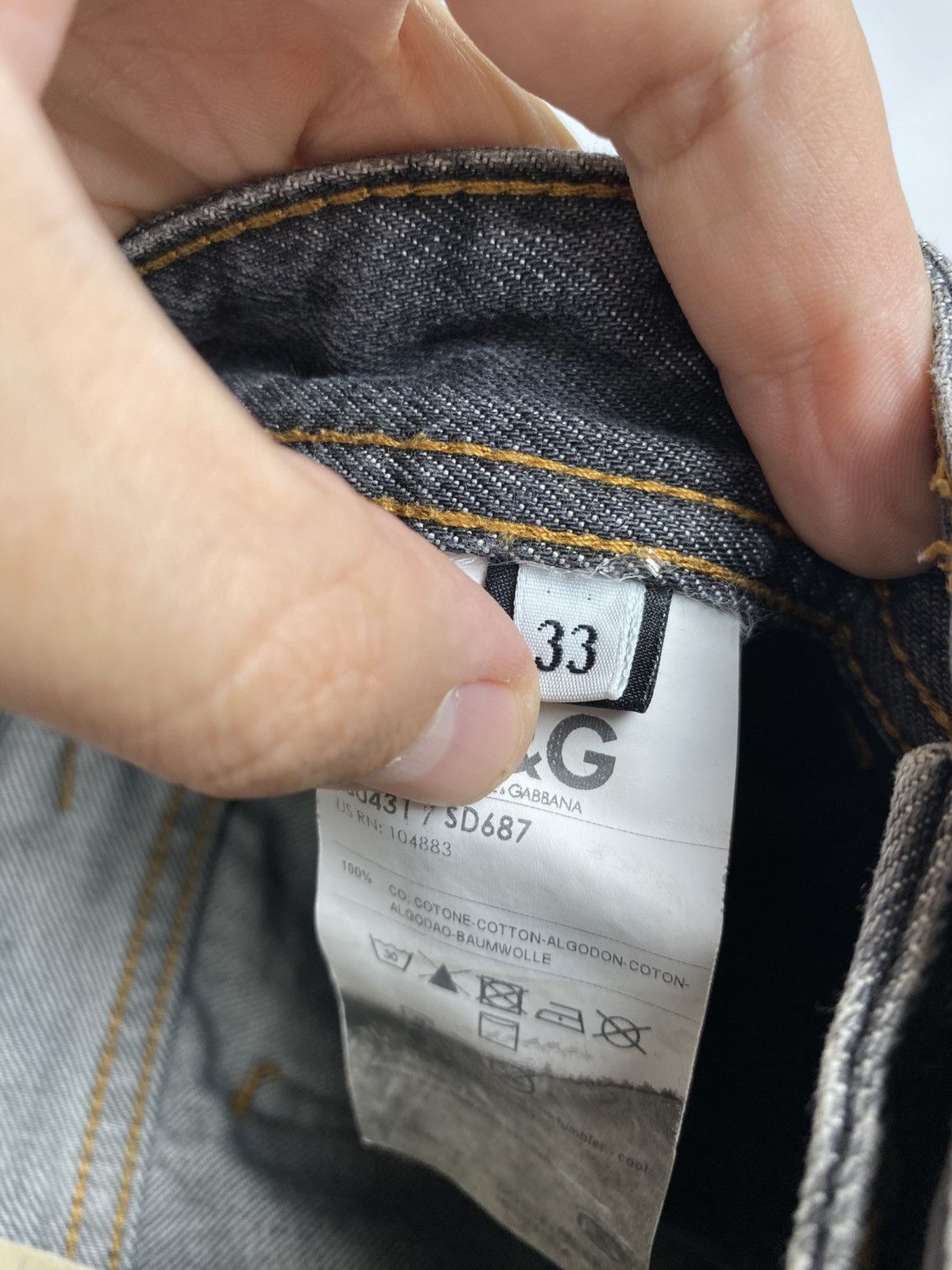 Dolce & Gabbana Dolce & Gabbana Vintage Denim Jeans Men size 33 Size US 33 - 15 Thumbnail