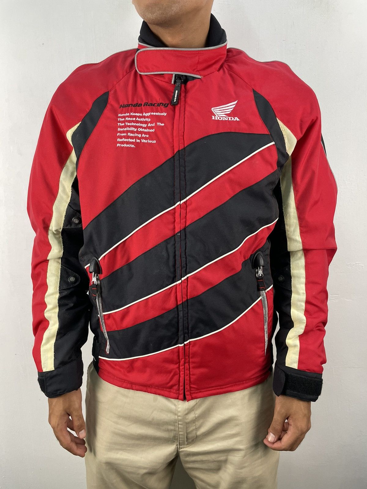 Honda Vintage Honda Racing Motorcyle Rider Jacket Size L Size US L / EU 52-54 / 3 - 2 Thumbnail