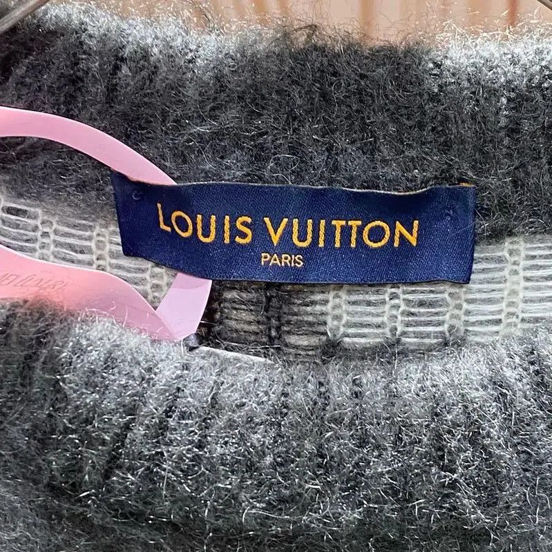 Other Louis Vuitton Colorblock Mohair Knit Sweater in Gray . Size S / US 4 / IT 40 - 3 Thumbnail