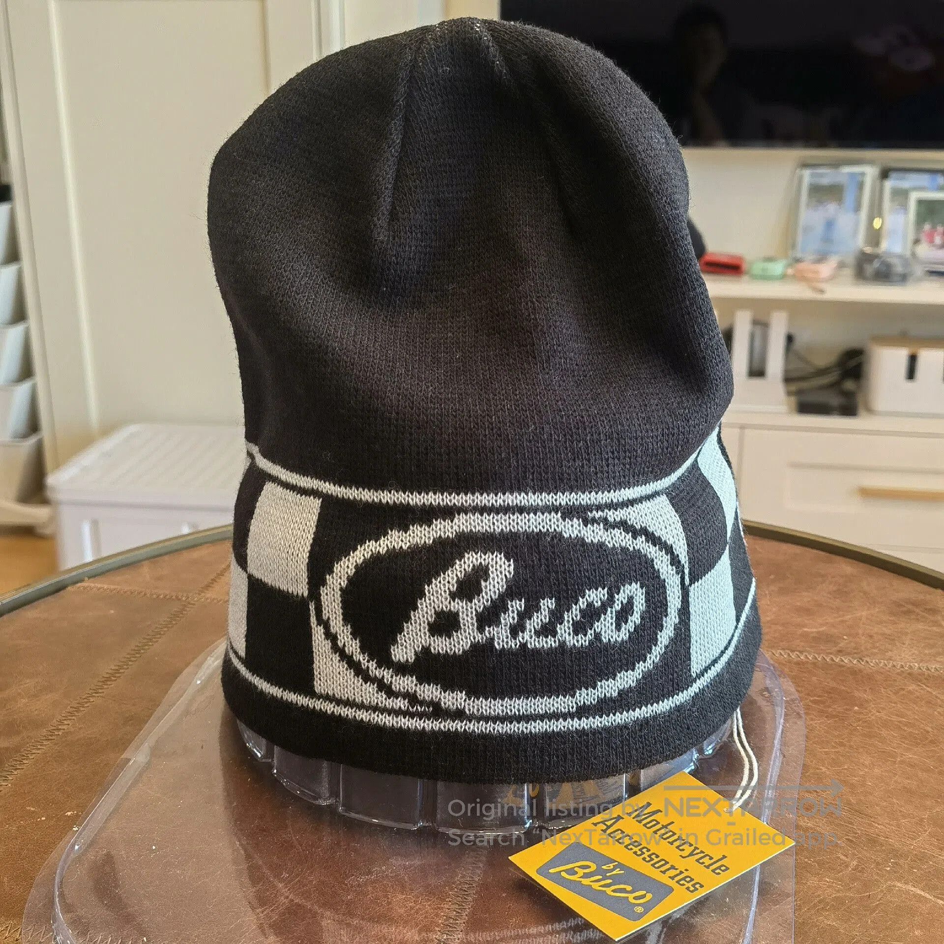 TOYS McCOY Buco Black and Yellow Beanie Hat. Size ONE SIZE - 7 Thumbnail