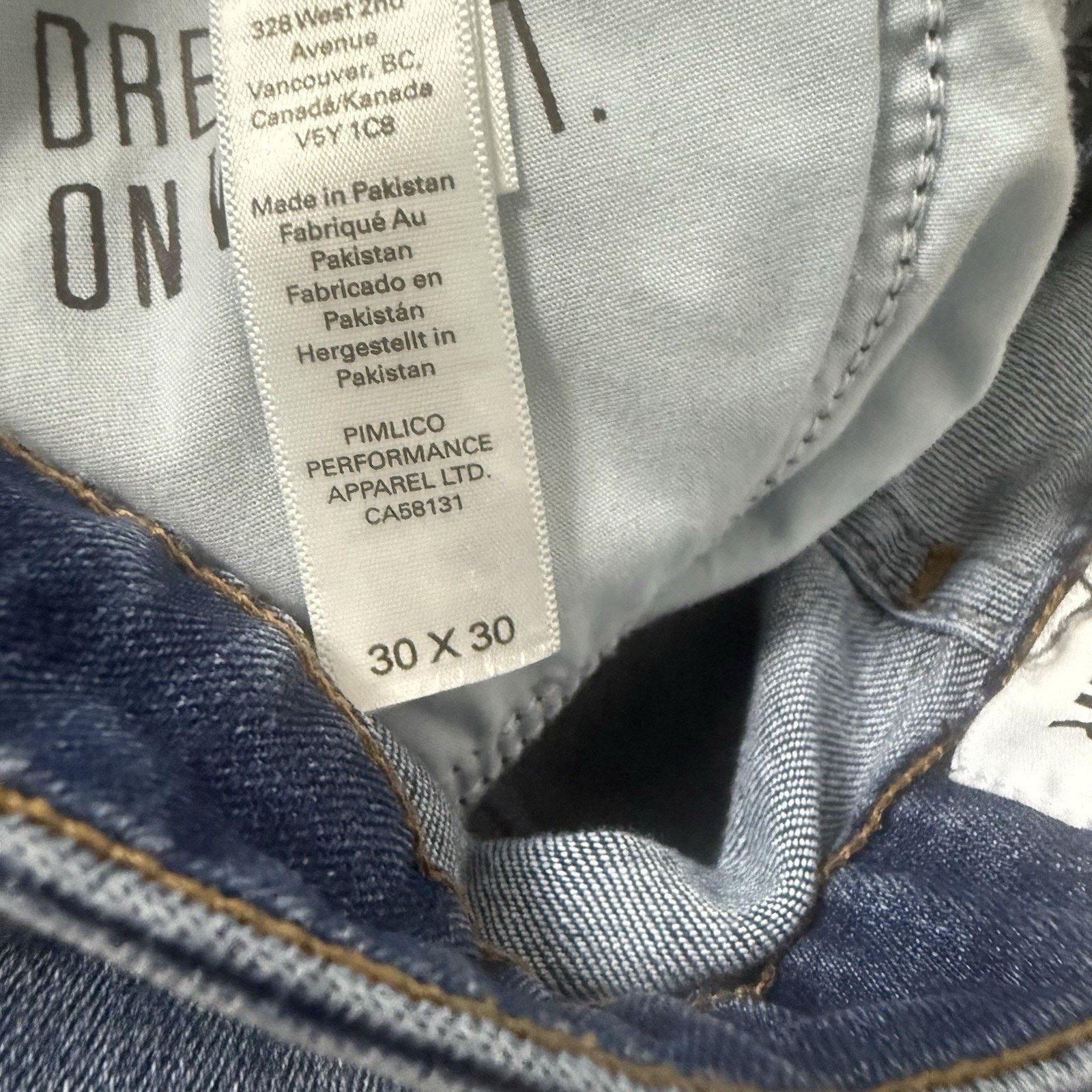 DUER DU/ER Girlfriend Style WFLR5001 Tapered Medium Wash 5 Pocket Size 30" / US 8 / IT 44 - 3 Thumbnail