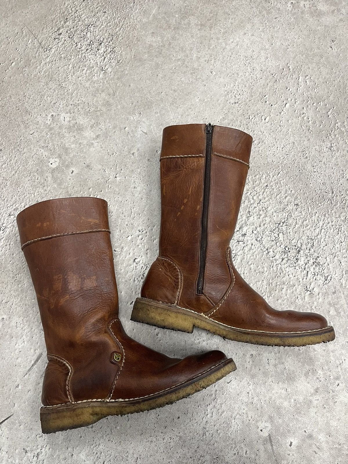 Camel × Vintage Shots Camel 🐪 vintage rare brown leather Size US 9 / EU 42 - 2 Thumbnail