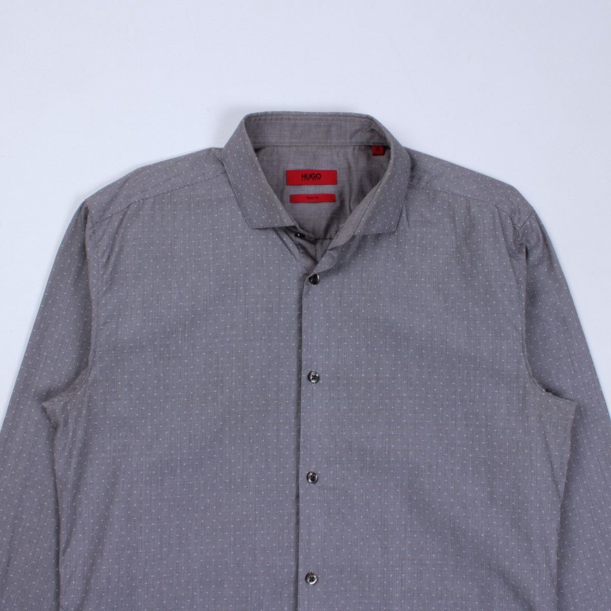 Designer × Hugo Boss HUGO BOSS Erondo Polka Dot Long Sleeve Shirt Dress Casual Size US M / EU 48-50 / 2 - 3 Thumbnail